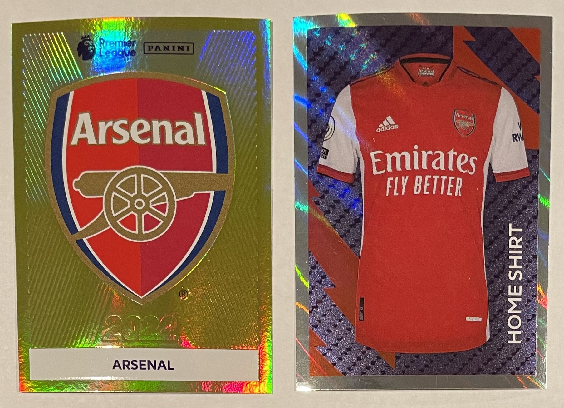 arsenal 2022 panini stikers