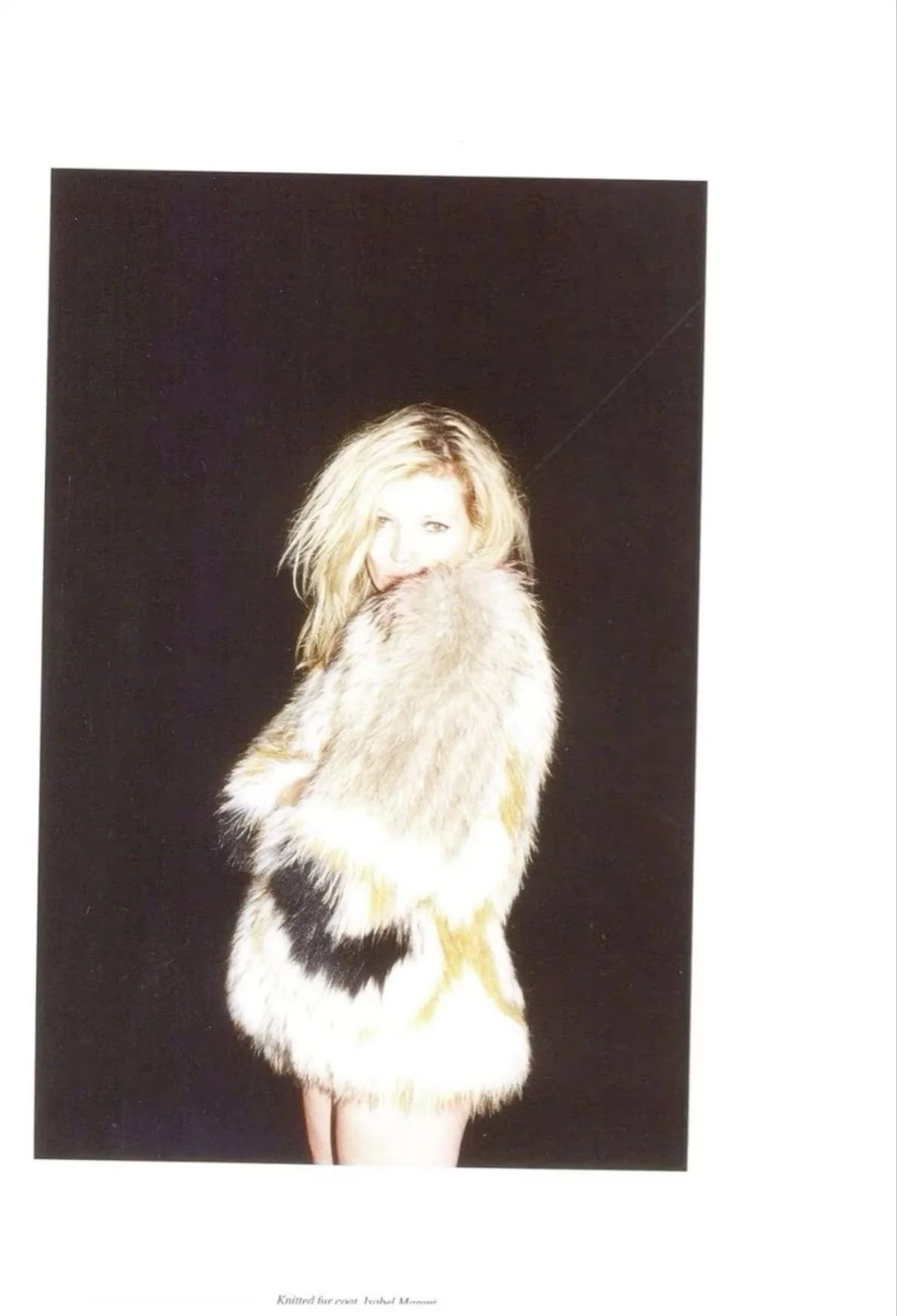kate moss for w magazine in isabel marant, juergen teller, 2011