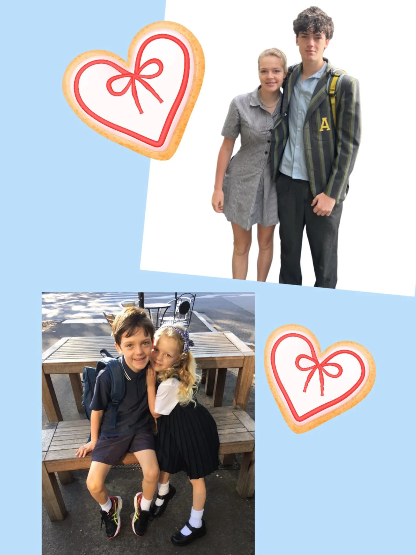 Last day ever of sibling photos. Cohen&rsquo;s year 12