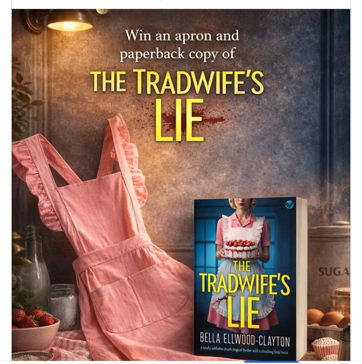 🎁 GIVEAWAY TIME
My publisher is running a giveaway for The Tradwife&rsquo;s Lie&mdash;and it includes a paperback + apron 👀
To enter, head to @joffebooks and follow the instructions on their post ✨
UK only | ends April 2
Good luck 💀🥧🍒

#TheTradw