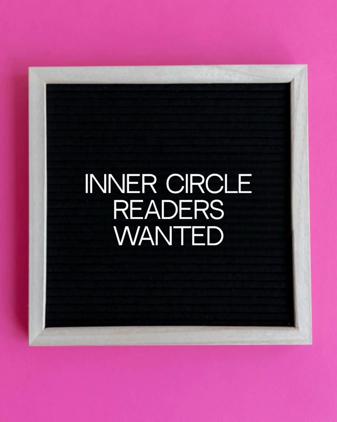 INNER CIRCLE READERS GIVEAWAY 📚
I&rsquo;m inviting a small group of readers into my&nbsp;Inner Circle&mdash;to get early access to my work-in-progress.

New chapters before anyone else&hellip; and your feedback may help shape the story.

One winner 