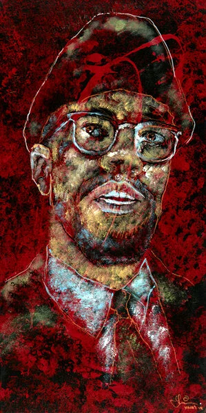 Evolution of Malcolm Little by Levi Robinson