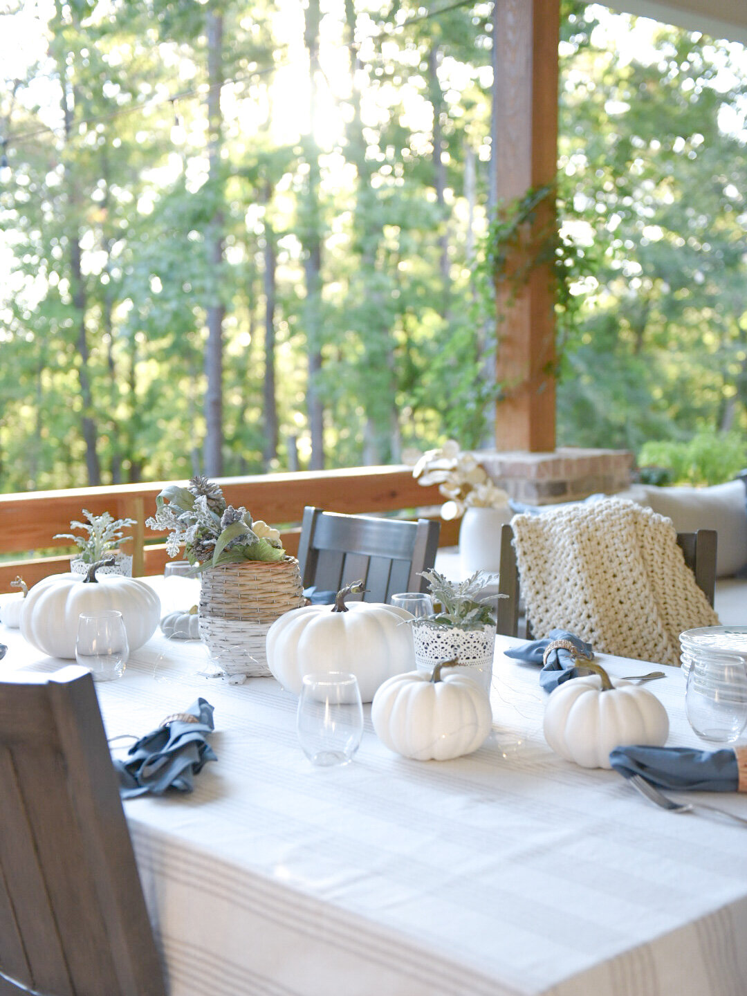 Fall Dinner Alfresco