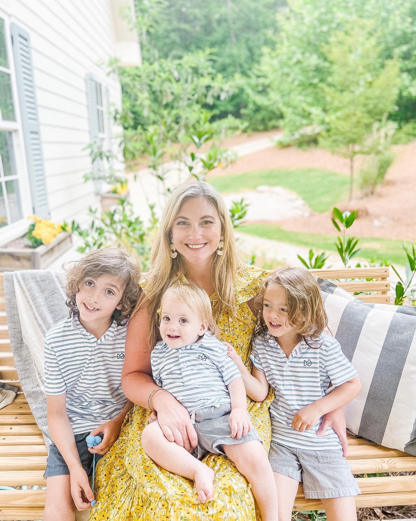 So blessed to be these boys Mama! They (along with their Daddy)  got me this front porch swing and beautiful peonies 💙💙💙. 

I know this day can bring up many emotions &hellip; sending hugs to those hurting today&hellip; and to those who are celebr