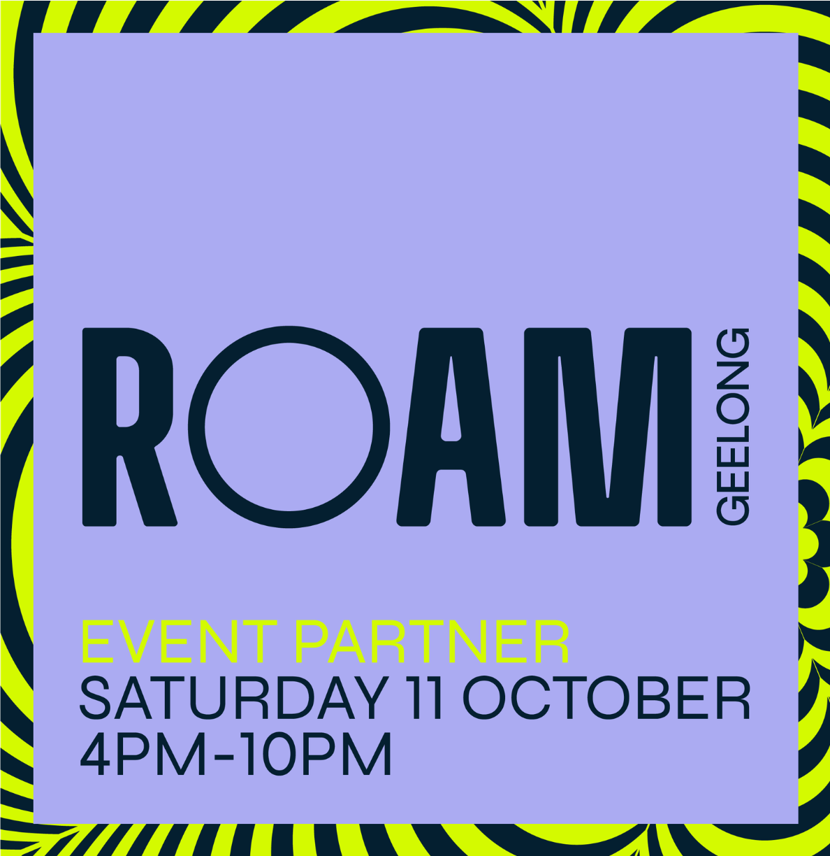 ROAM GEELONG EVENTS