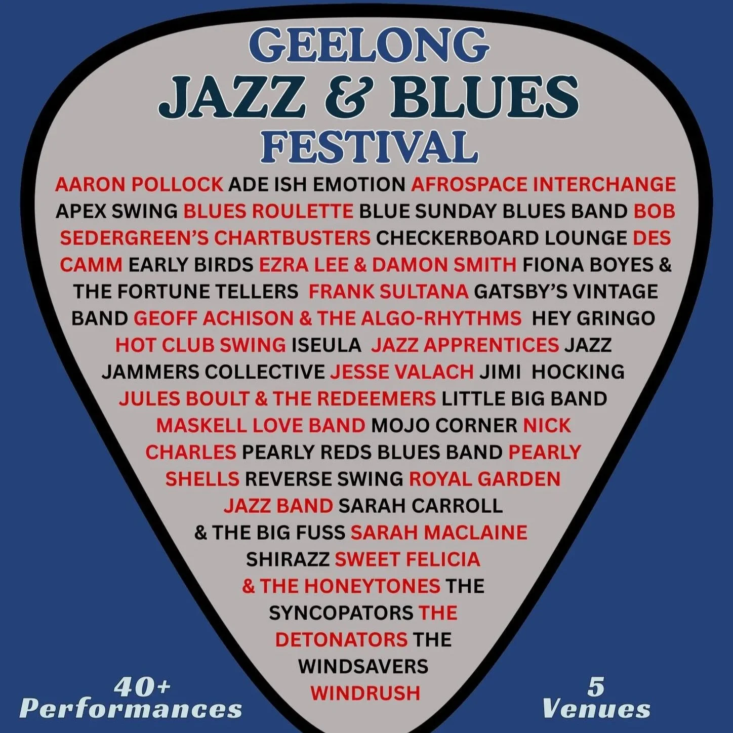 GEELONG JAZZ &amp; BLUES FEST | MAR 14-15