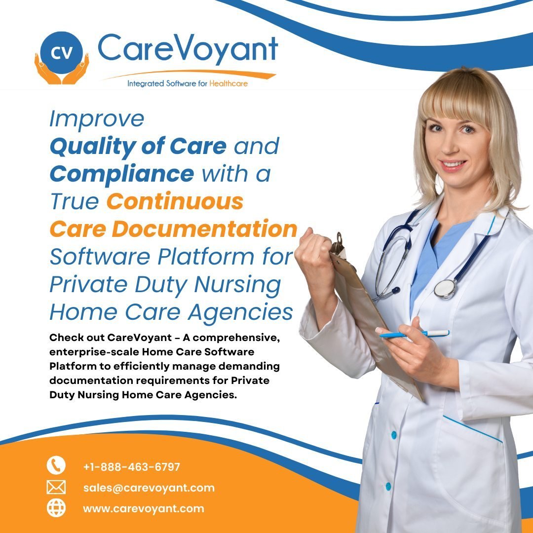 Improve Quality of Care and Compliance with a True Continuous Care Documentation Software Platform for Private Duty Nursing Home Care Agencies #homecare #privateduty #privatedutynursing #hcbs #personalcare #homehealth #homehealthcare #homehealthcarep