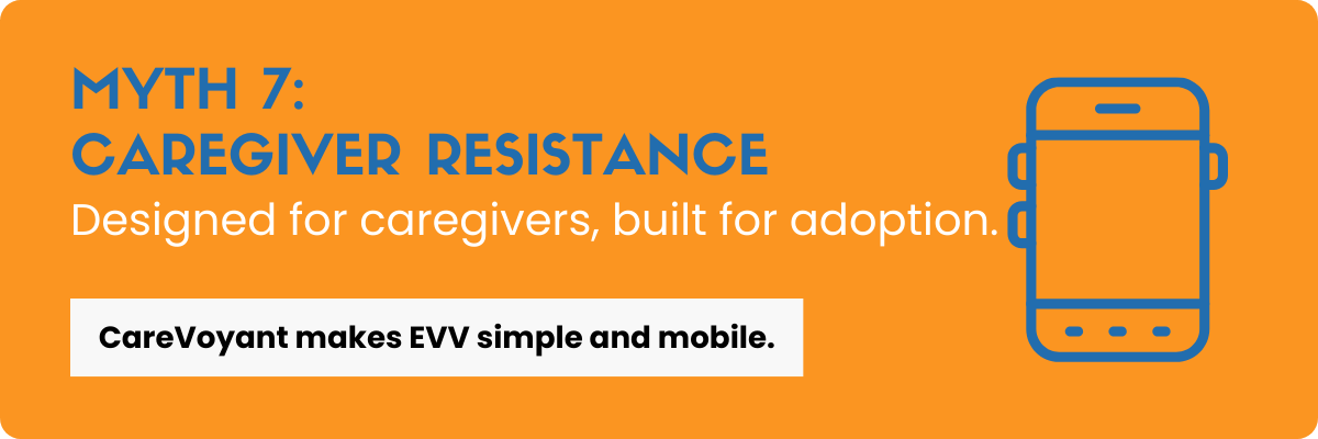 CareVoyant’s mobile-friendly design, offline access, and integrated scheduling simplify the caregiver’s workflow.