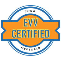 Iowa Medicaid EVV Certified Badge