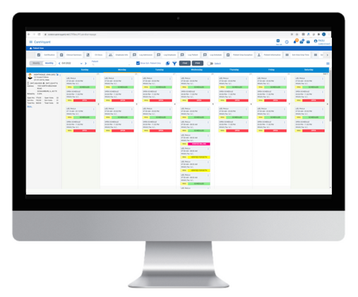 CareVoyant Patient Schedule View