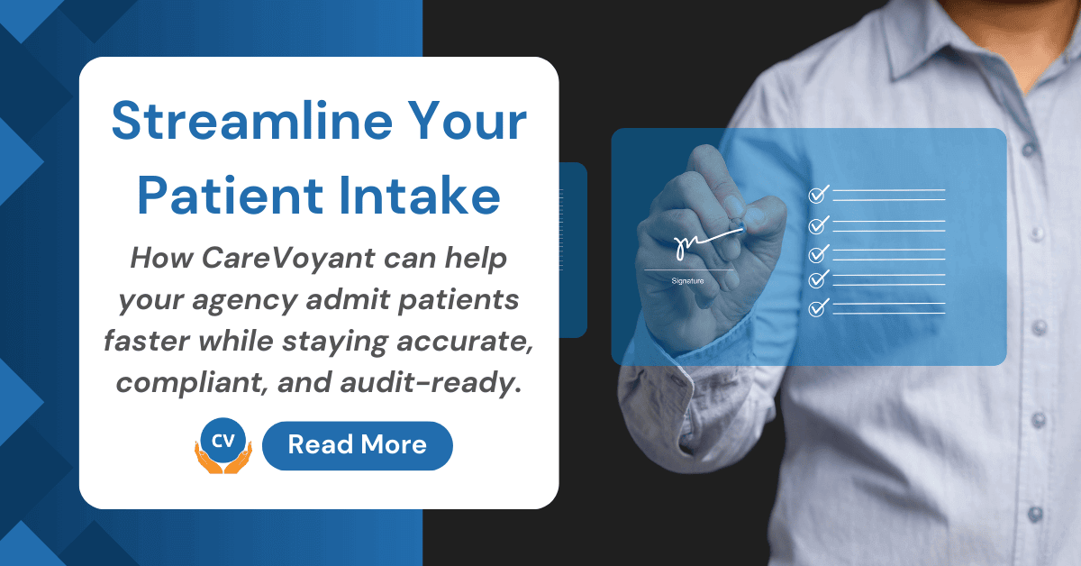 How CareVoyant Electronic Forms Streamline Patient Intake
