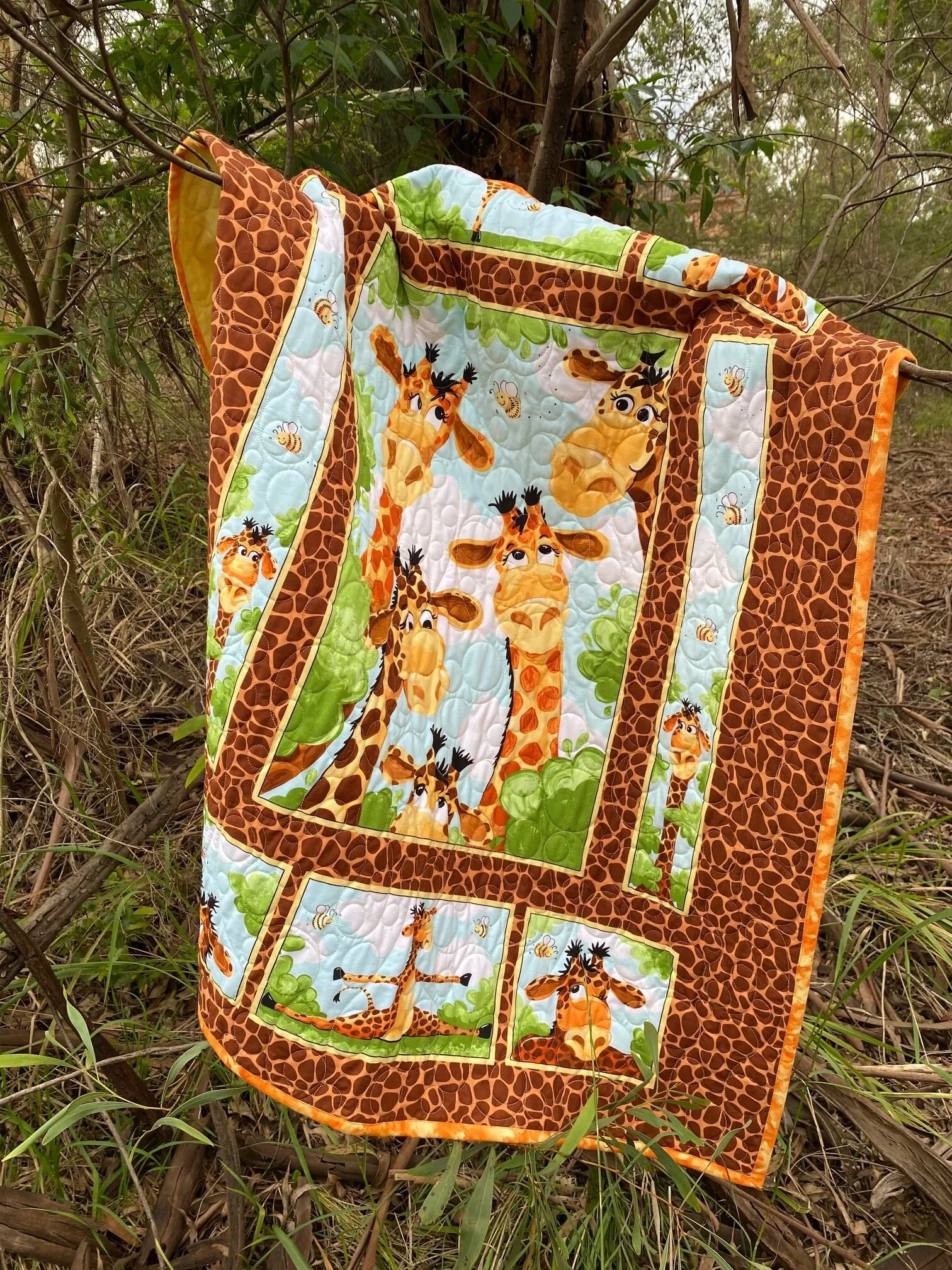 Giraffe Panel Quilt