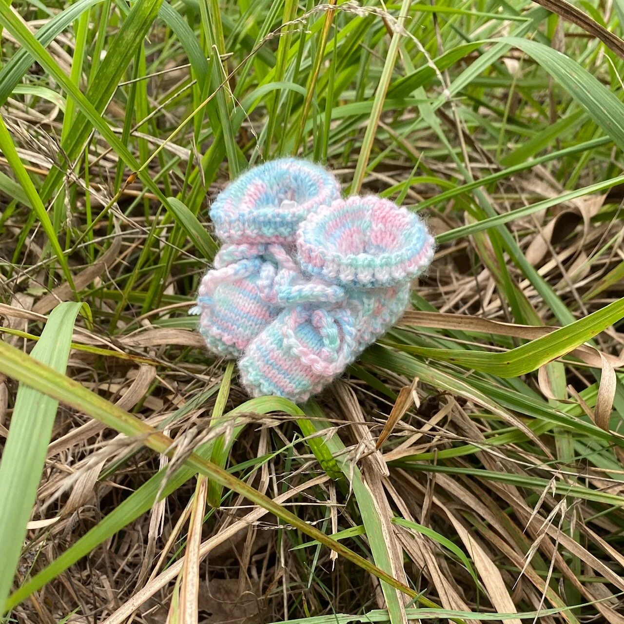 Multi Colour Baby Booties