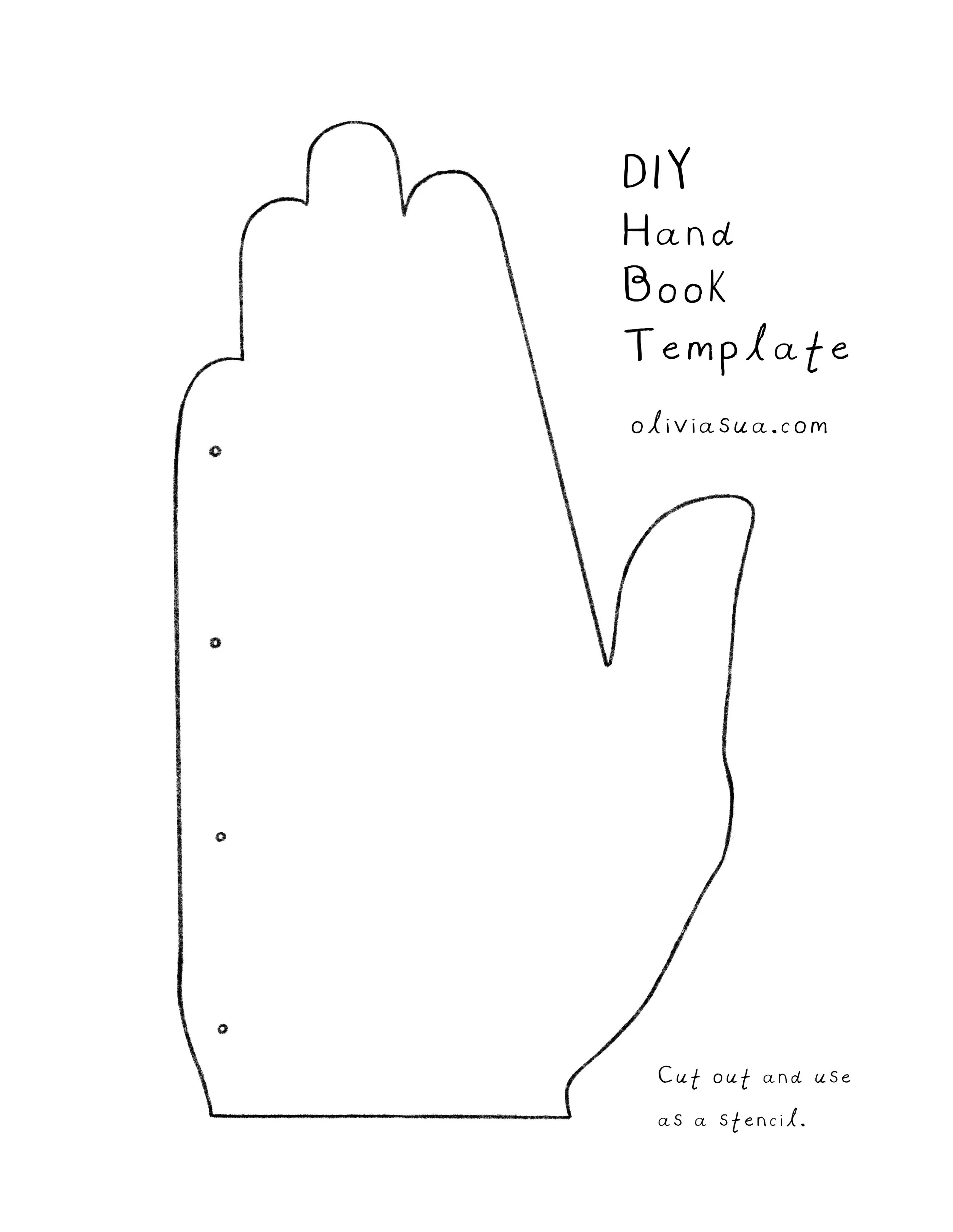 DIY Hand-Shaped Book — Olivia Sua