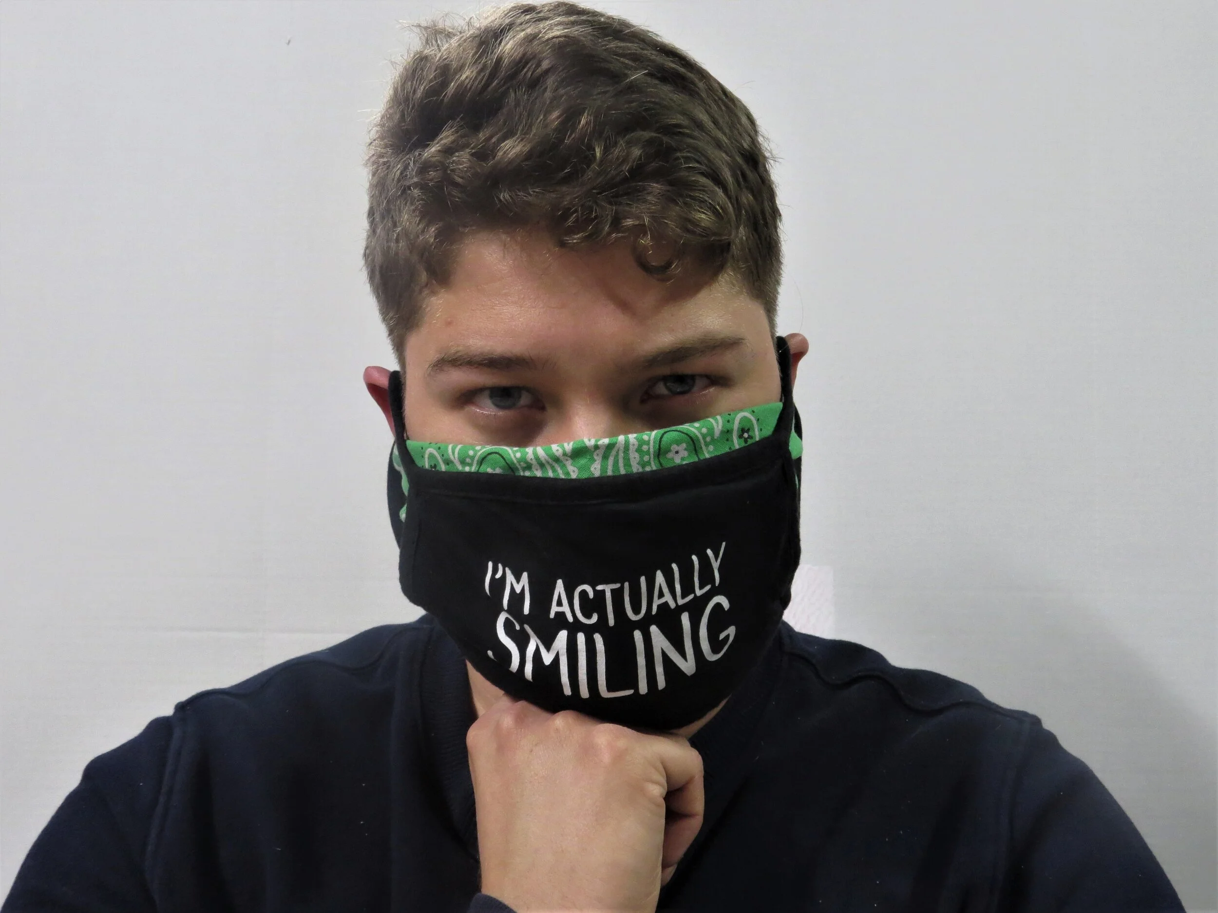 ' I'm Actually Smiling ' & Green Mask (Questioning You I )