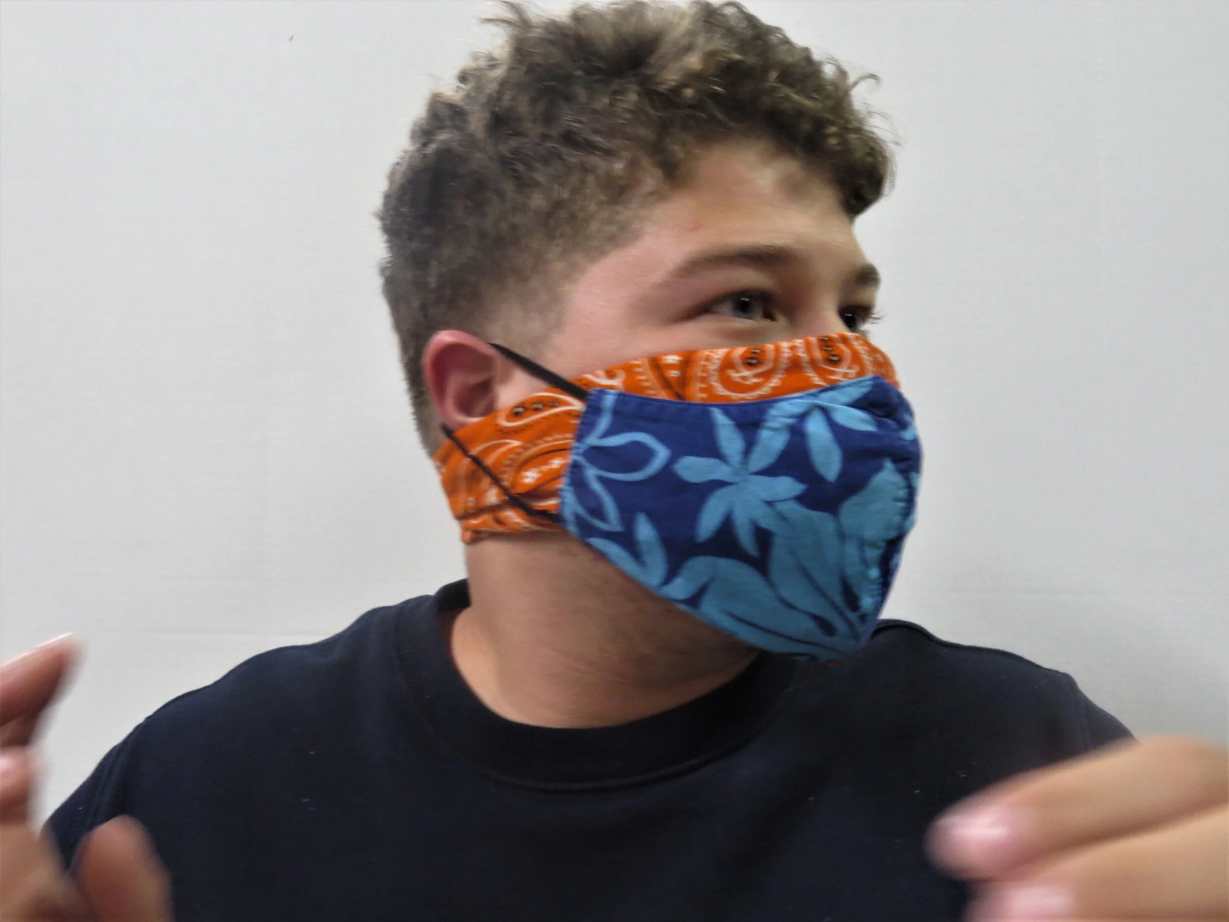 Blue Flower Mask & Orange Mask ( WTF?! I) 