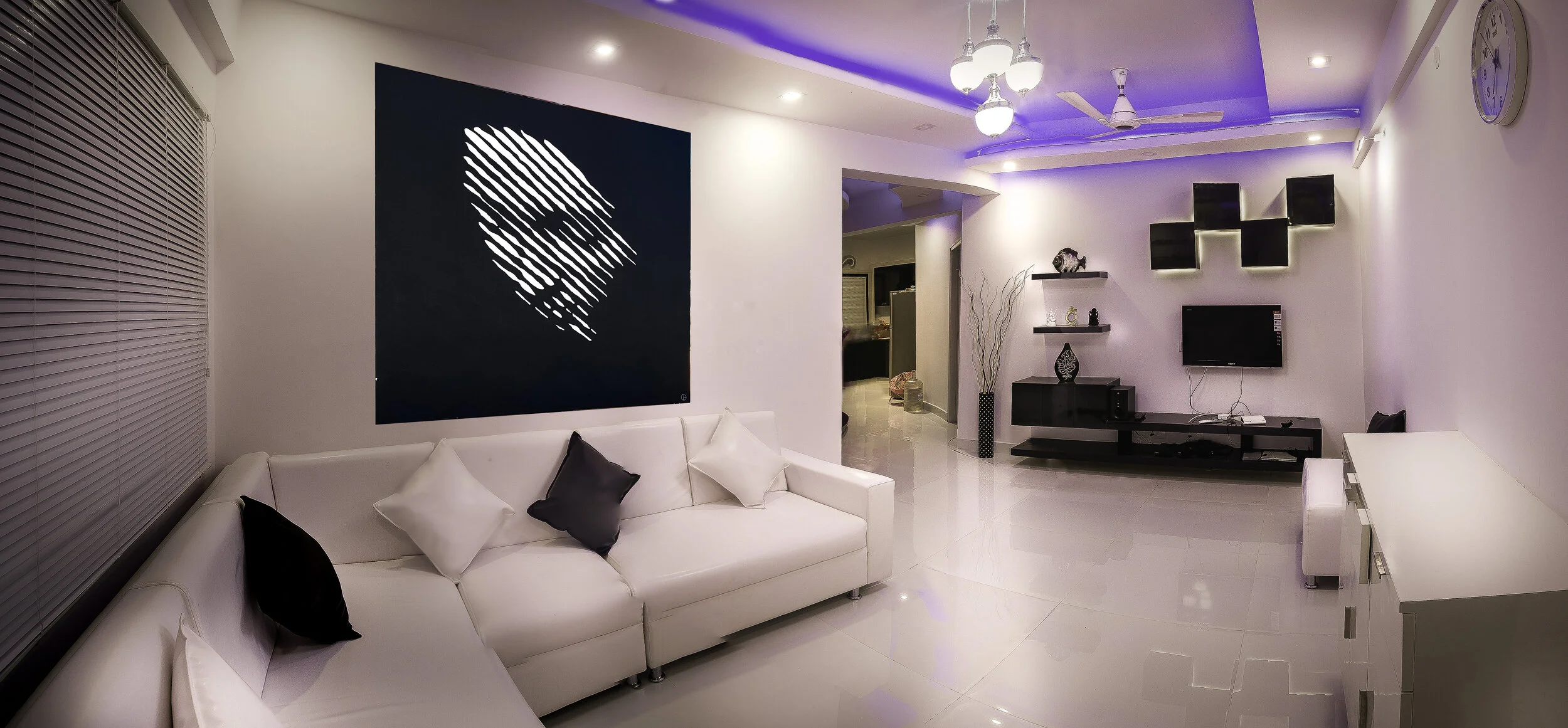  Representation of painting on potential settings - Painting is not accurately scaled - Refer to the actual dimensions of the painting for sizing 