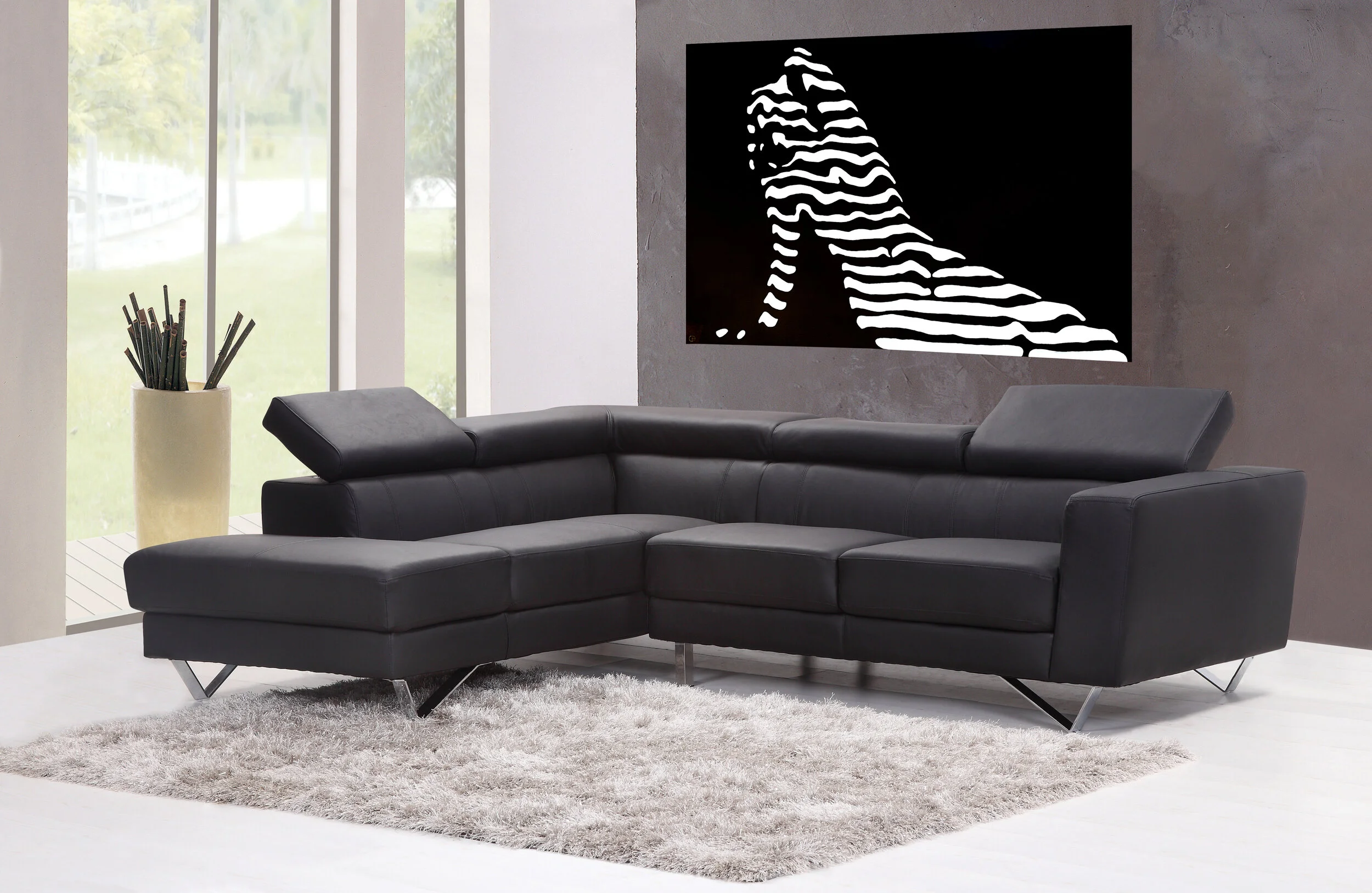  Representation of painting on potential settings - Painting is not accurately scaled - Refer to the actual dimensions of the painting for sizing 