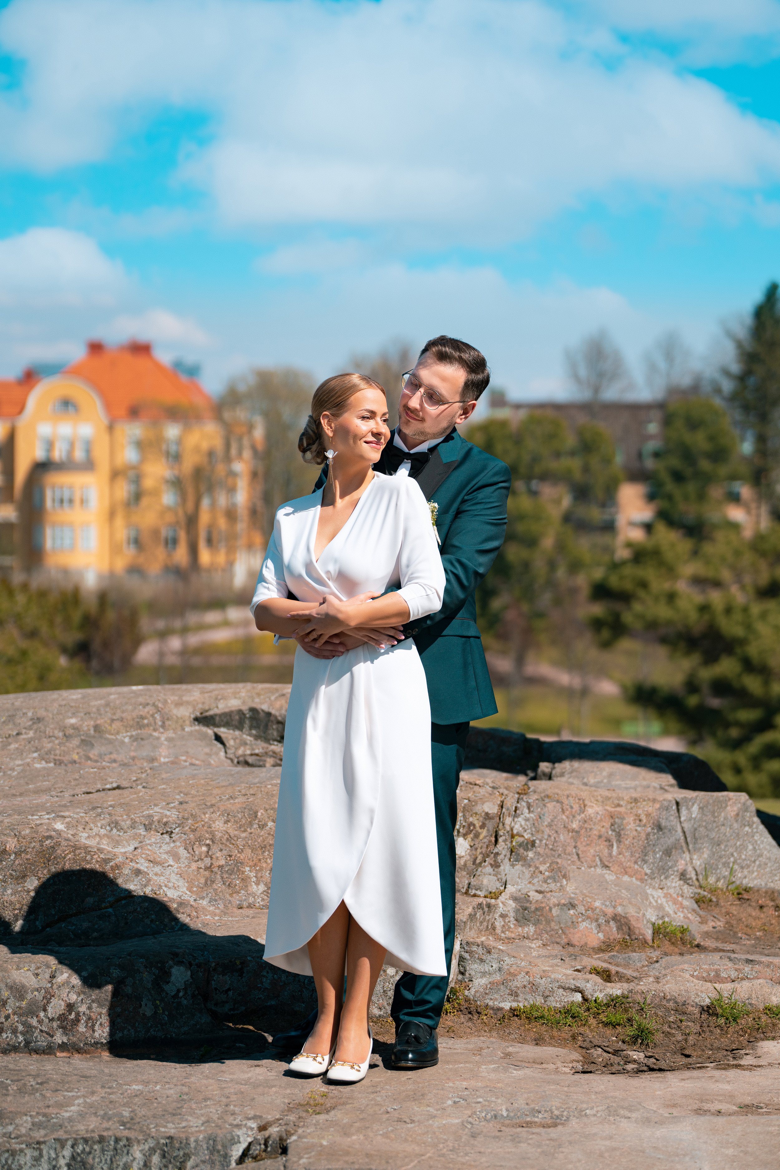 Hääpotrettikuvaus - Tiina & Alexander | Kaivopuiston Tähtitorninmäki, Helsinki |  Hääkuvaaja SAMI TURUNEN