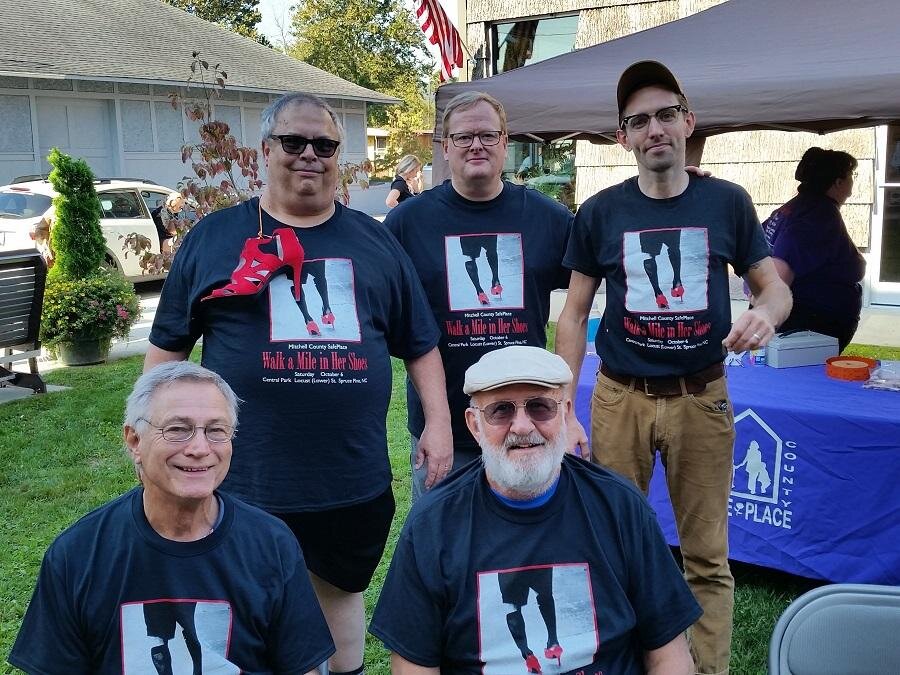 Couldn't manage to get Bruce and Aaron in the same photo... top right, Aaron Buchanan, Unaffliated candidate for Mit. County Commissioner