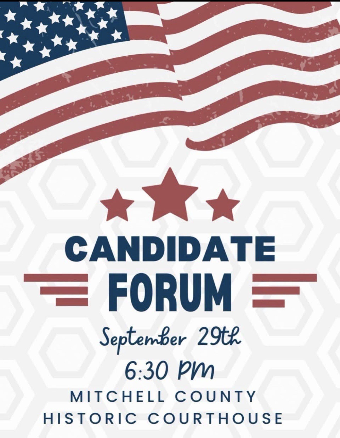 Mitchell County Chamber of Commerce Candidate Forum