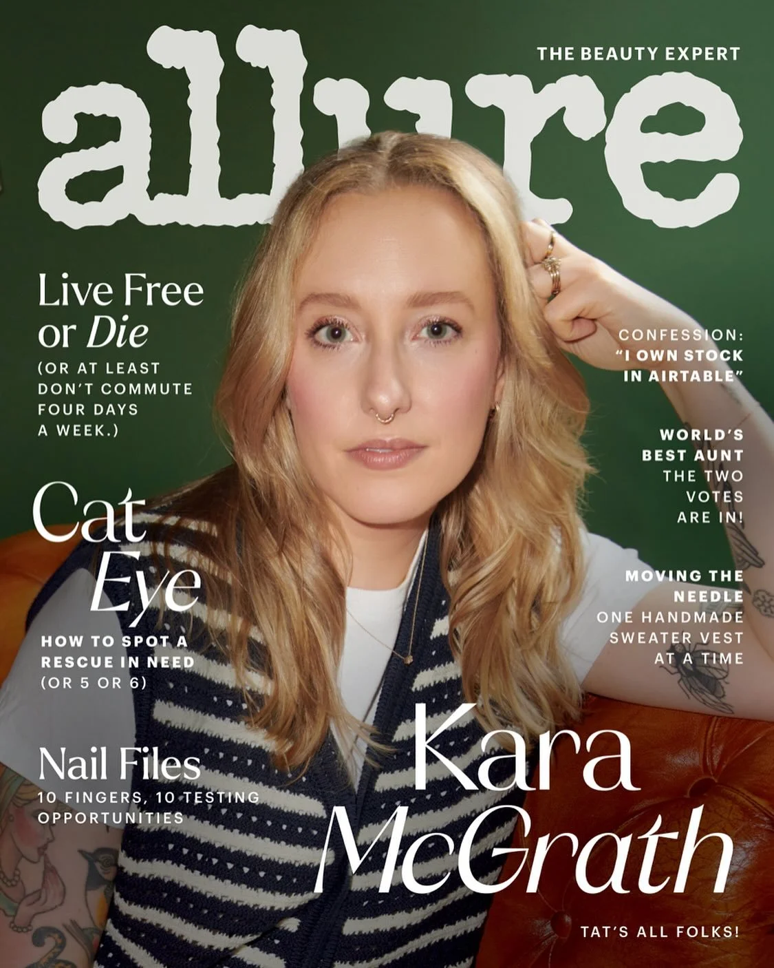 Yes, today is Halloween but the real spooky stuff is that it&rsquo;s also my last day working full time at Allure 👻 As tempting as it was to move all my animals back to NYC so I could go into in an office four days a week, I&rsquo;ve decided to keep