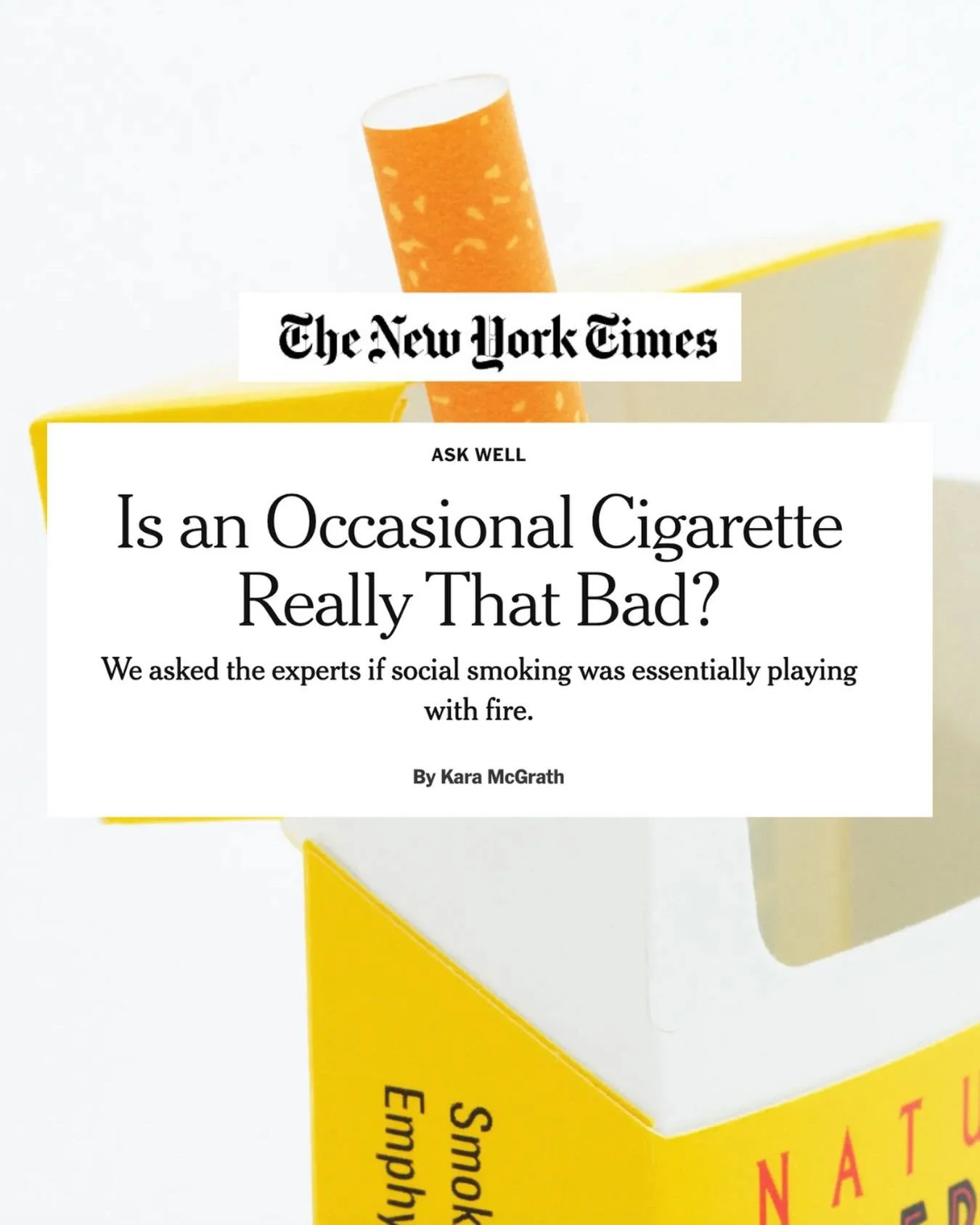 ever since i was a little girl i knew i wanted to be a buzzkill in the New York Times 🥹 

pretty pleased with my final byline of 2025!! thank you @pdotbrathw8 for the assignment and for making sure we didn&rsquo;t lean too far into after school spec