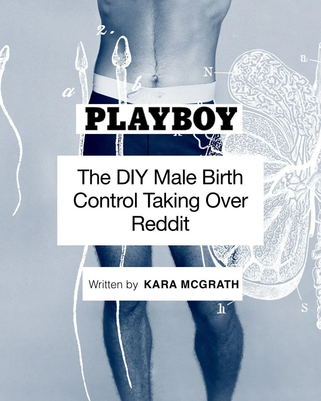 my latest for @playboy&mdash;a deep dive into thermal male contraception&mdash;is live today 🖤 i totally pitched this story as &ldquo;whoa look a this wacky thing wacky guys on reddit are doing,&rdquo; but ended up having the most thoughtful, intere