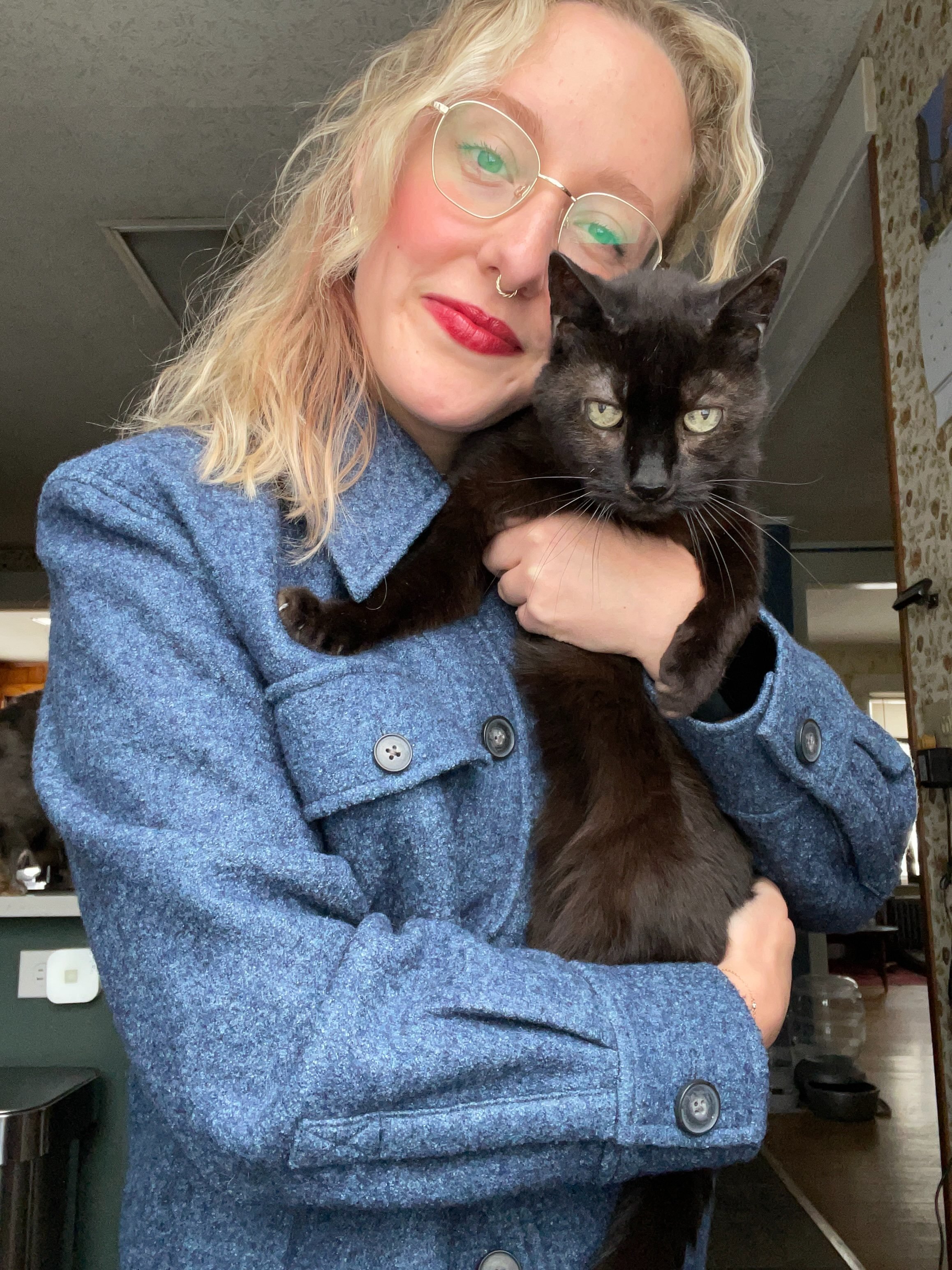 said goodbye to my sweet old girl squirrel today 🖤 @franco.delvalle and I adopted her and her sister scout 11 years ago when they were 5-year-olds and never would have guessed that squirrel &mdash; with her endless allergies and thyroid/kidney/bladd