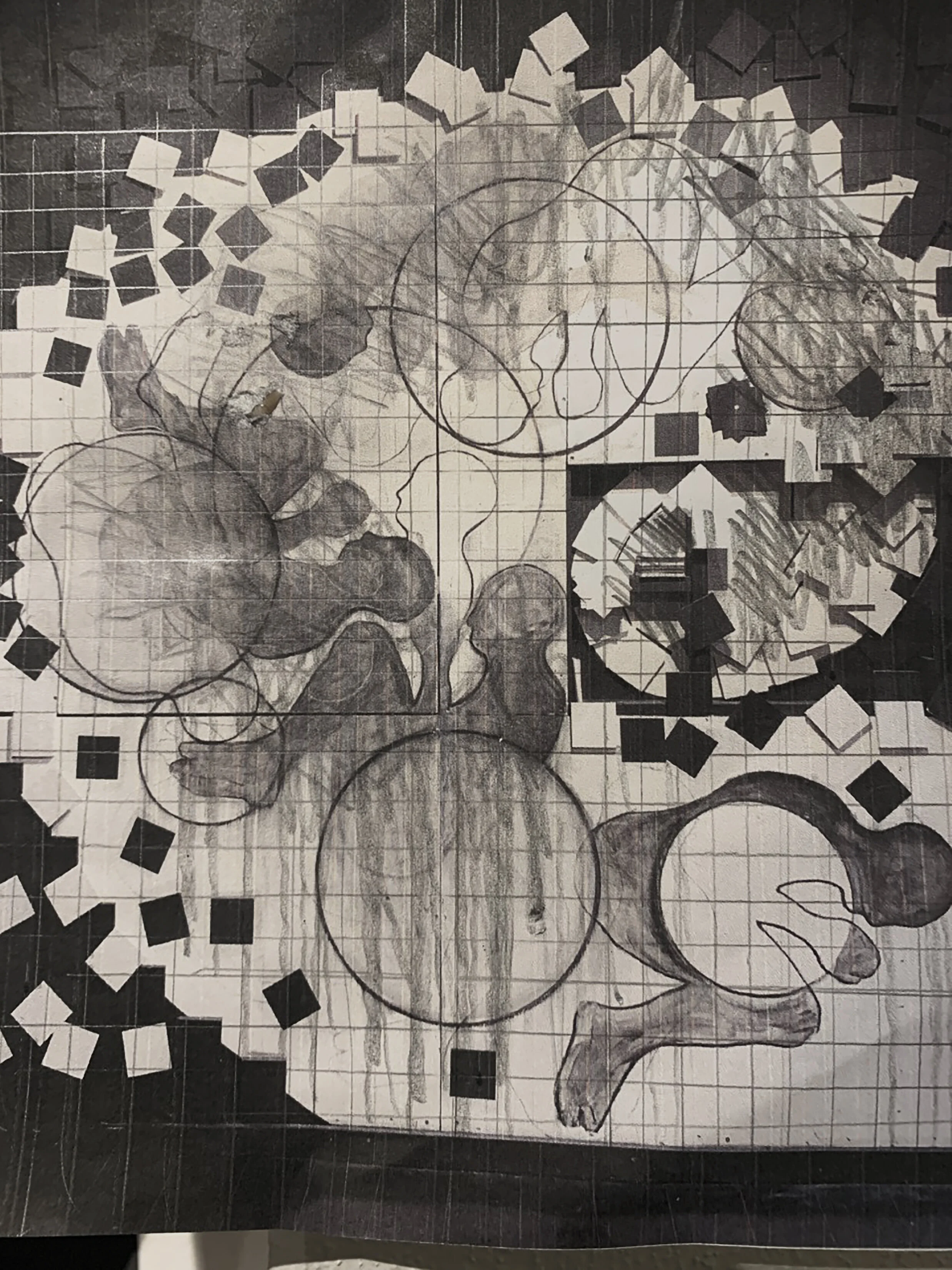 Entropy: Working sketch preparing for Evolution #4
