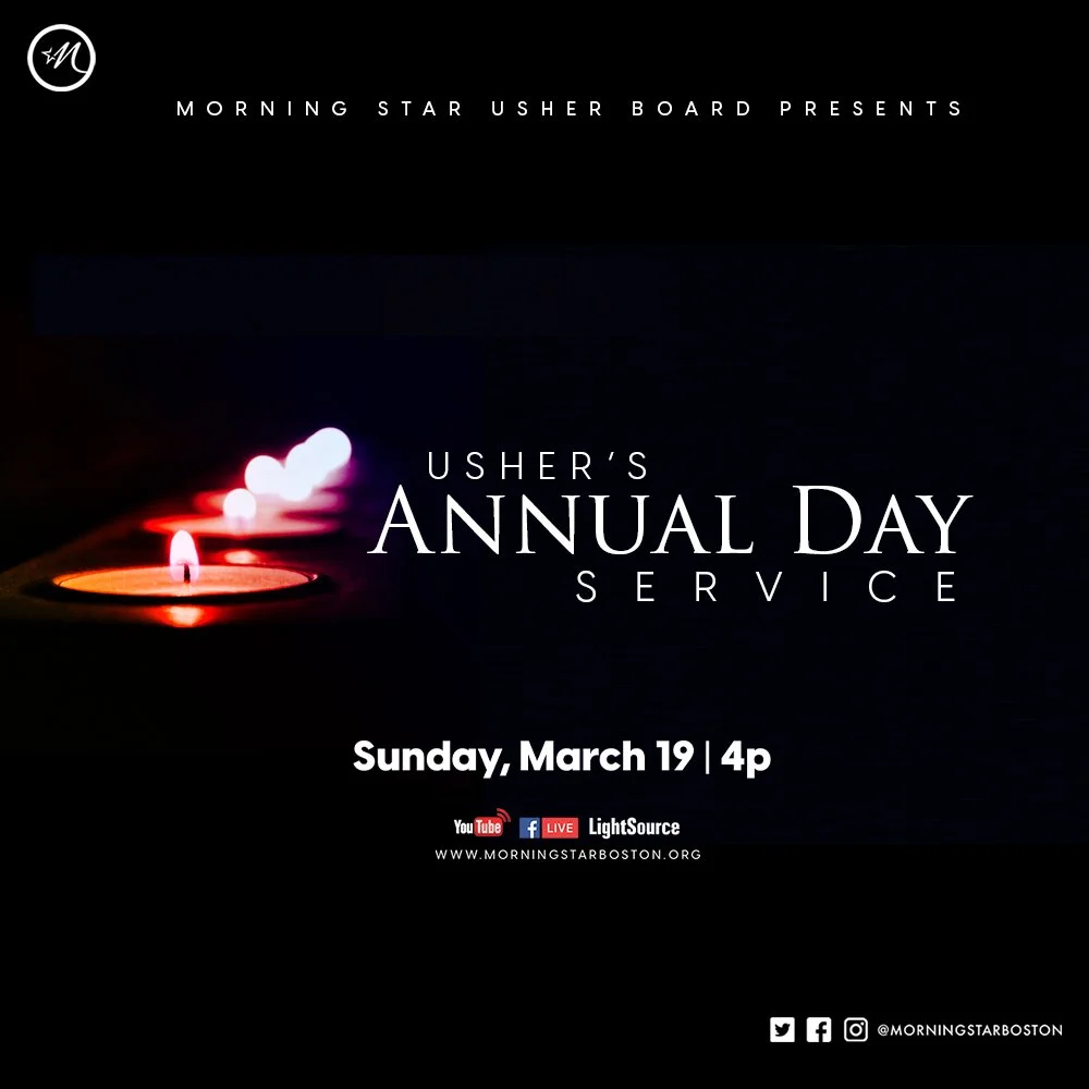 Usher's Annual Candlelight Service
