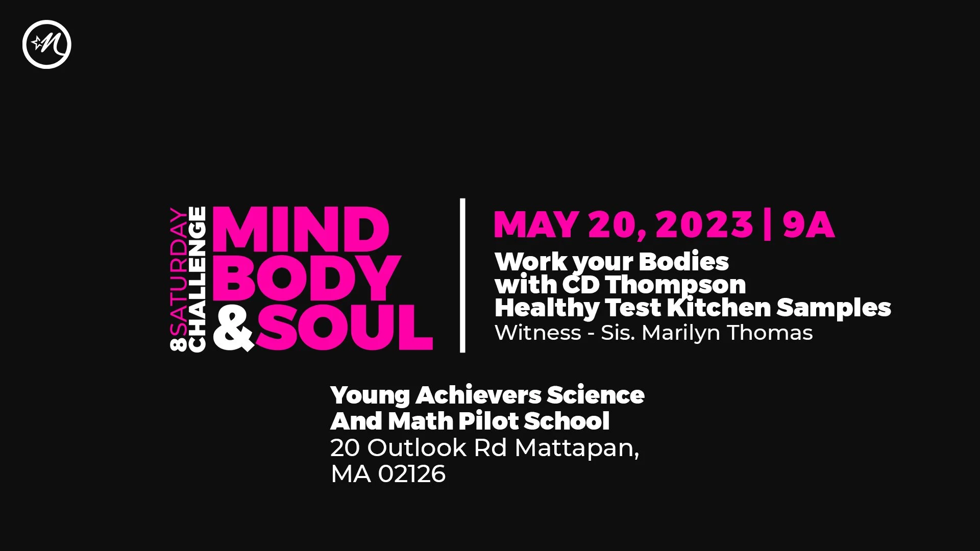 Mind Body &amp; Soul: Rep the Kingdom - Be the Witness   (Copy)