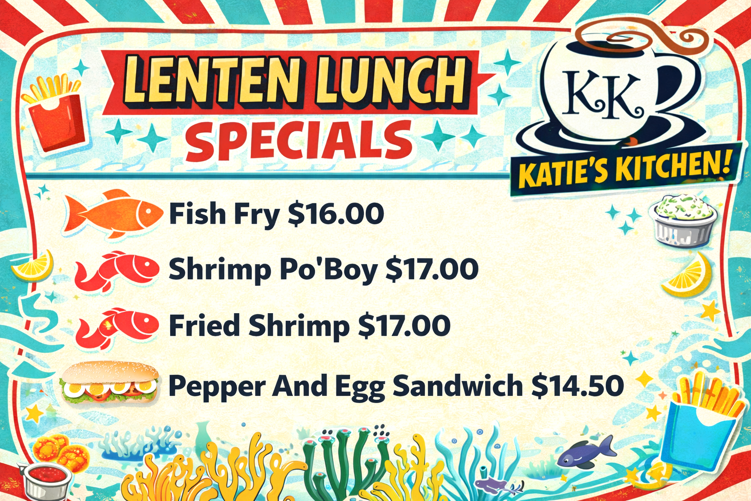 Lent Lunch Specials