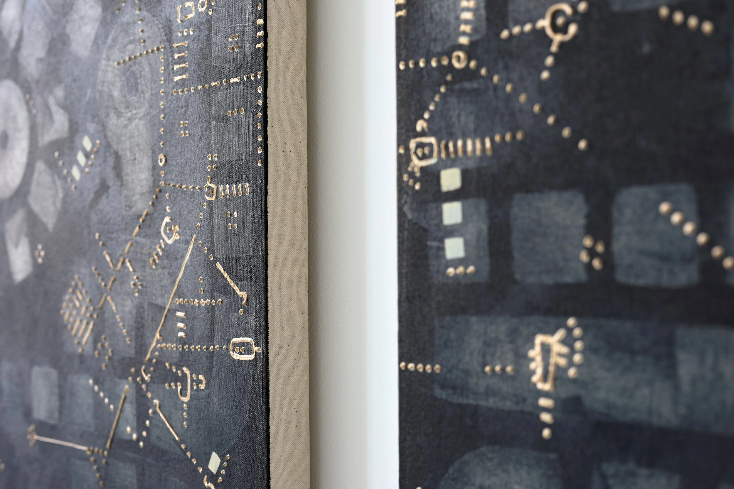  raw unprimed canvas edges 