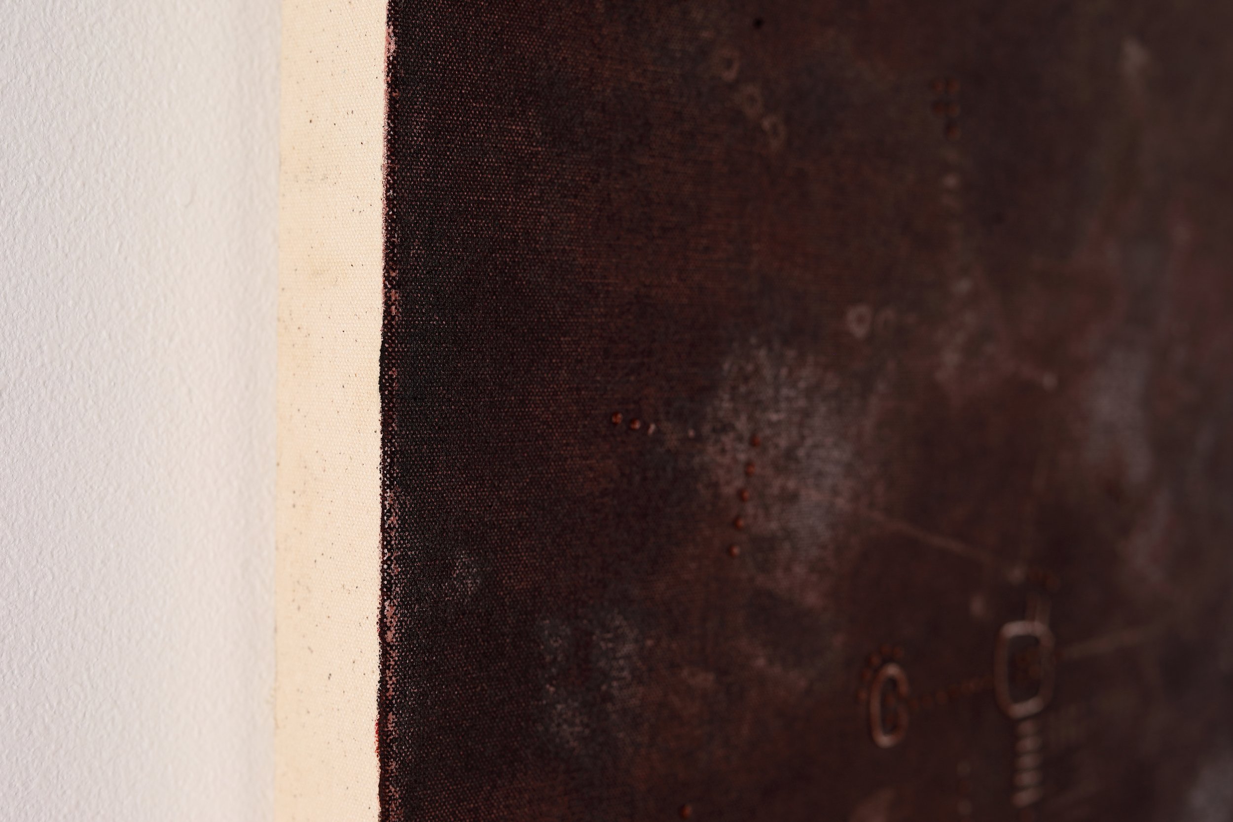  raw unprimed canvas edges 