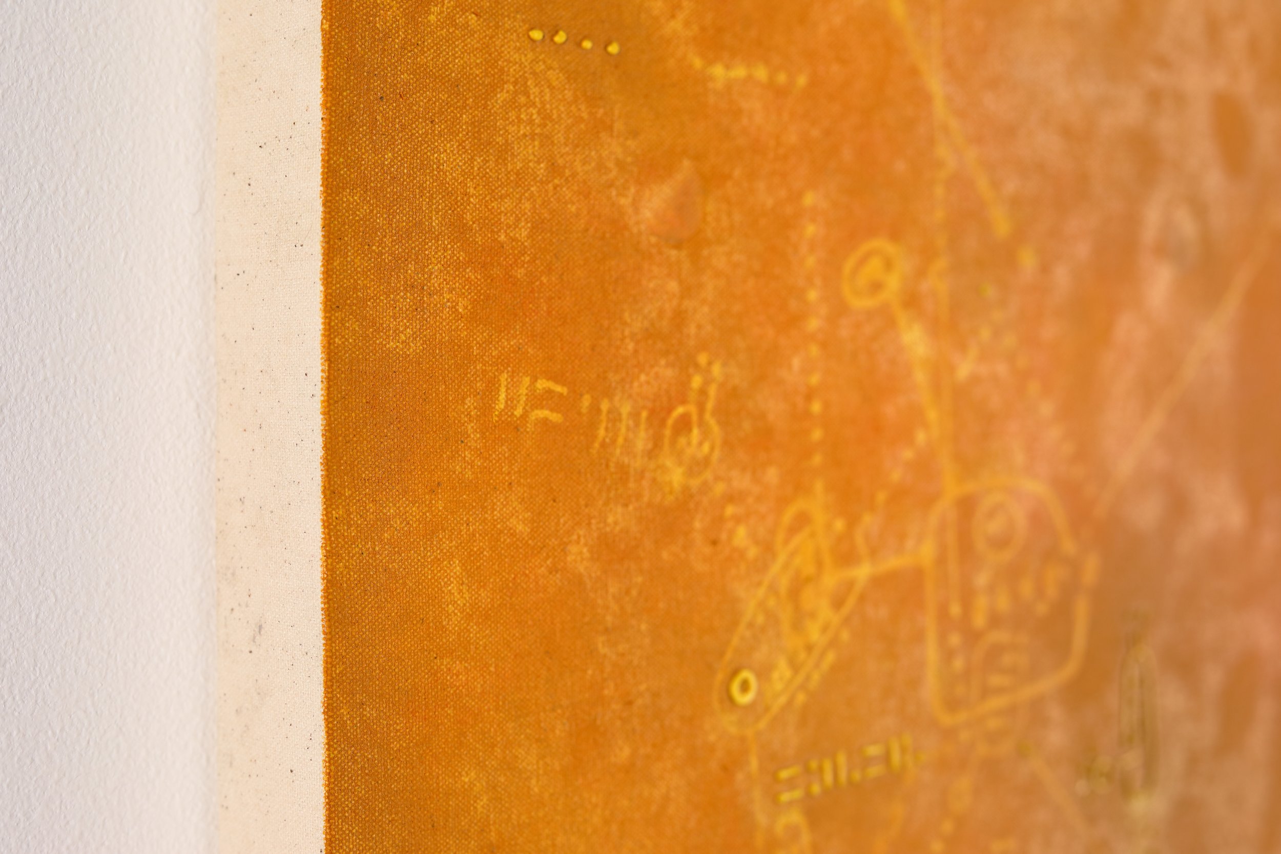  raw unprimed canvas edges 