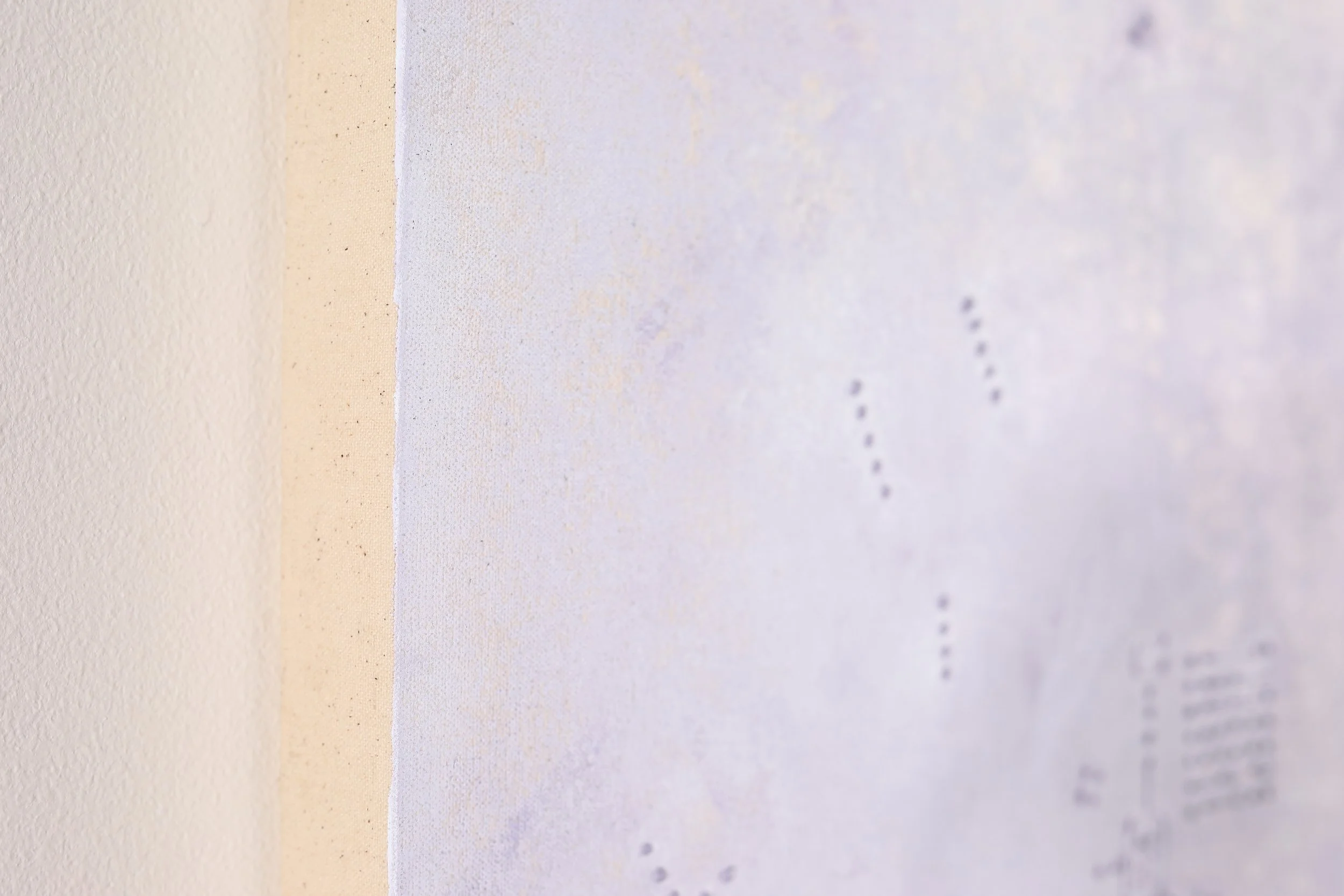  raw unprimed canvas edges 
