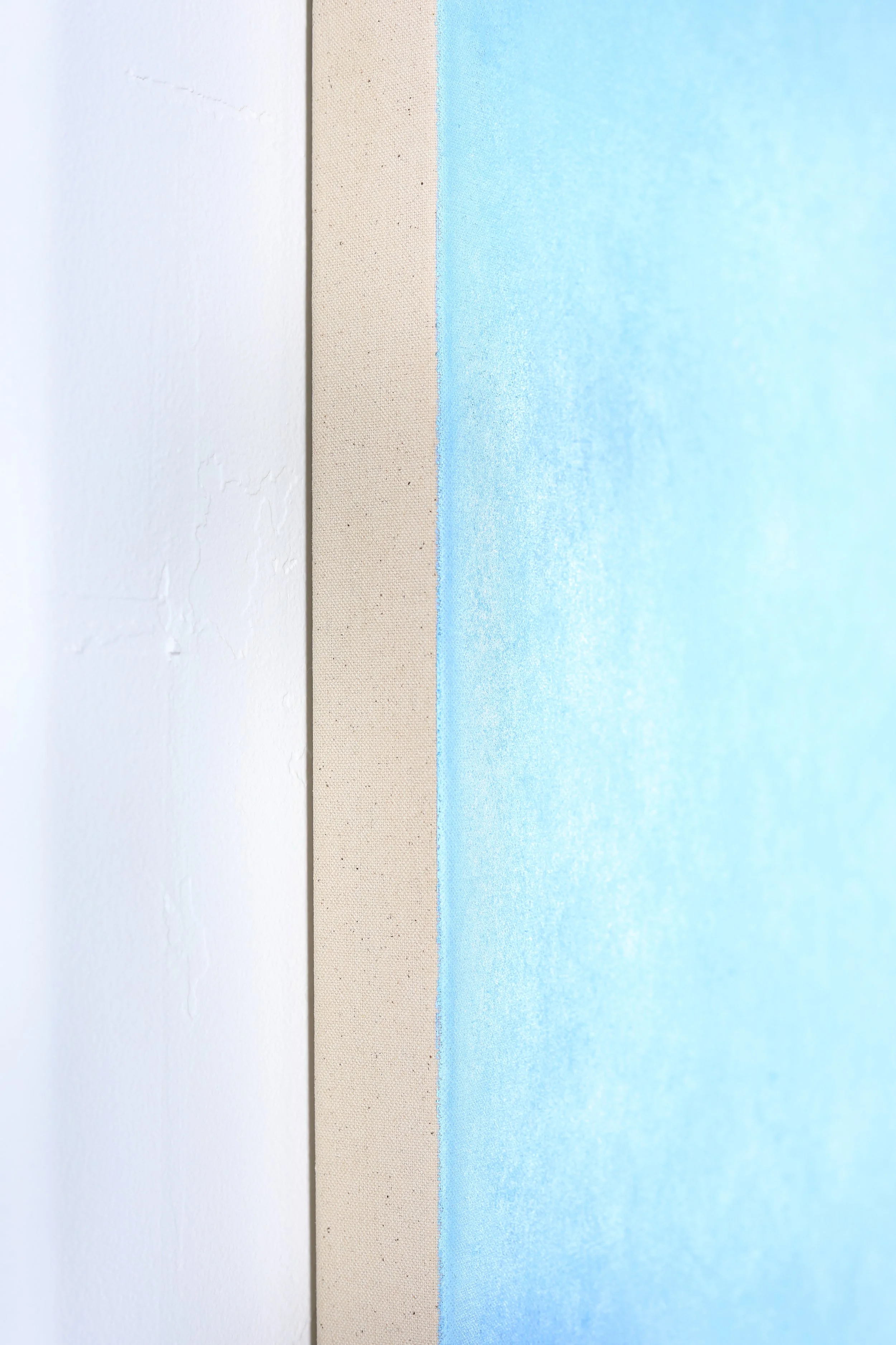  raw unprimed canvas edges 