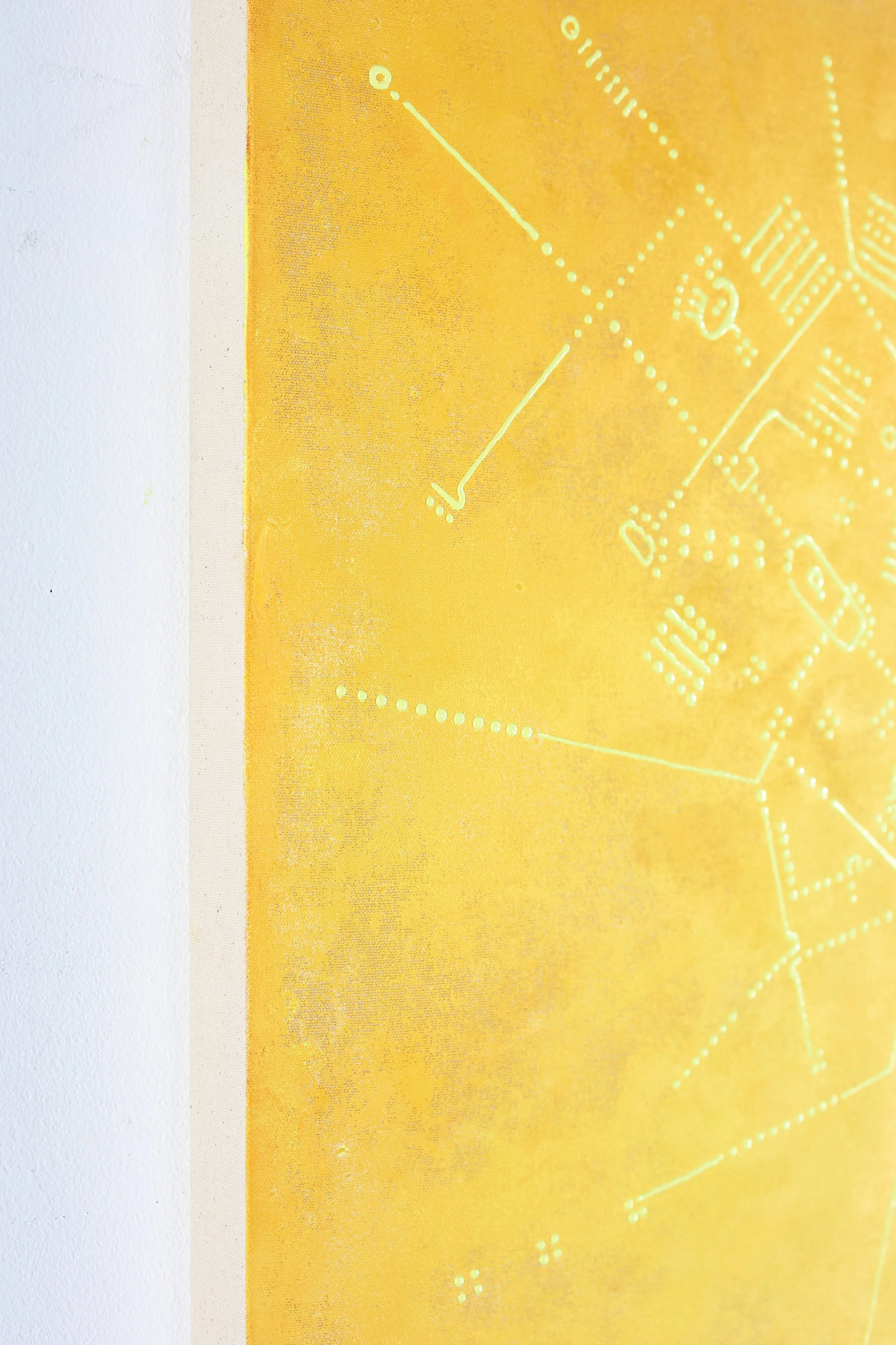  raw unprimed canvas edges 