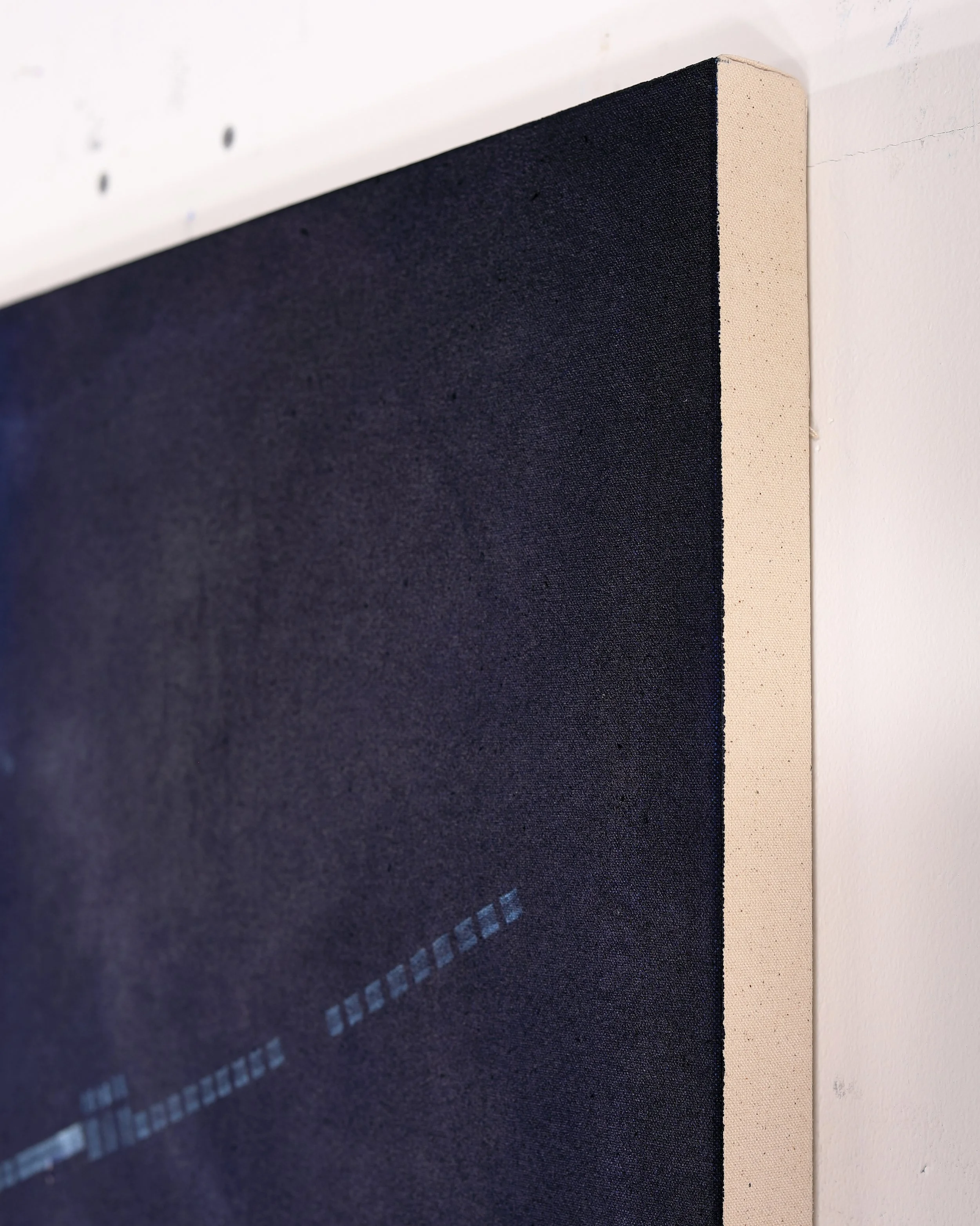  raw unprimed canvas edges 