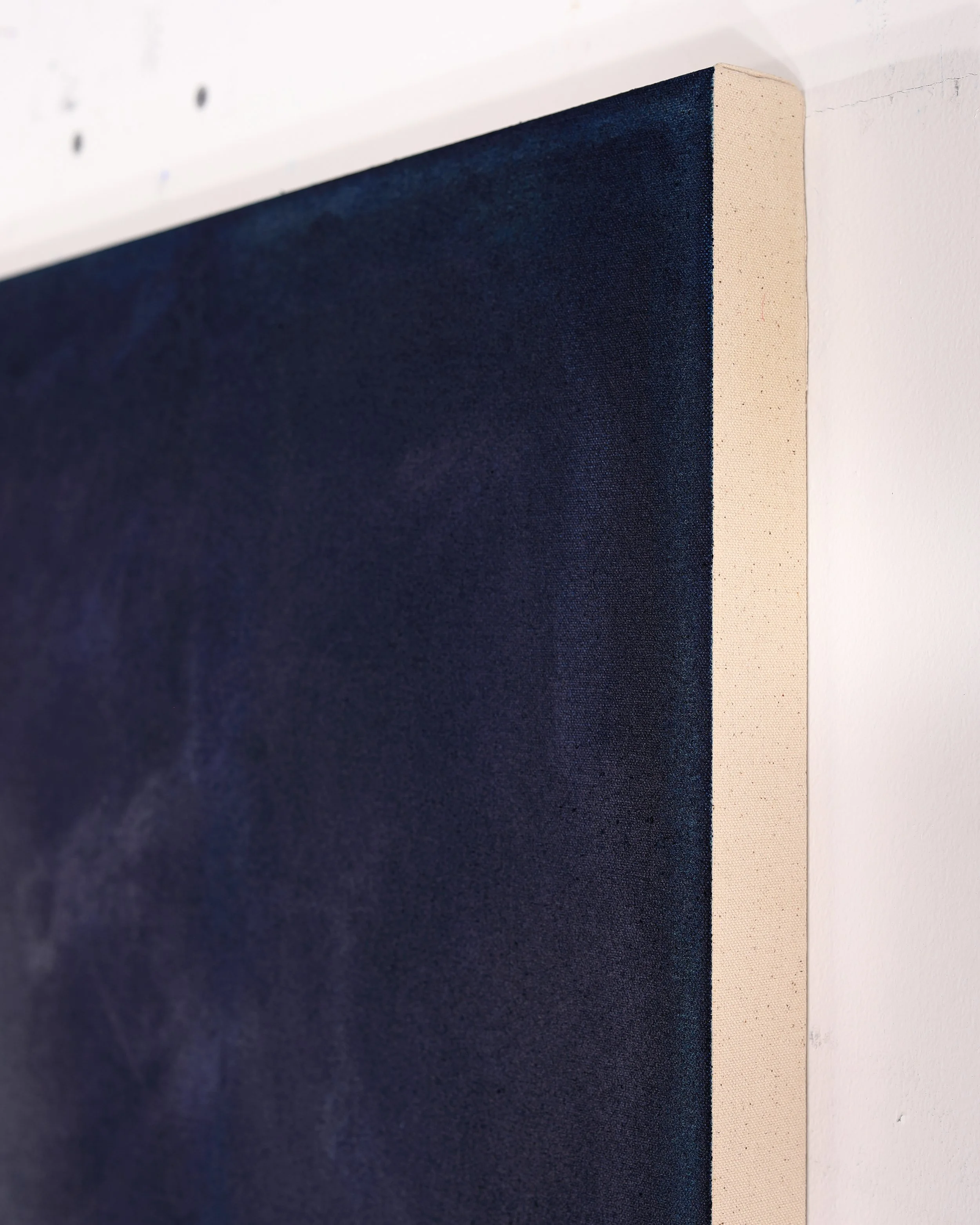  raw unprimed canvas edges 