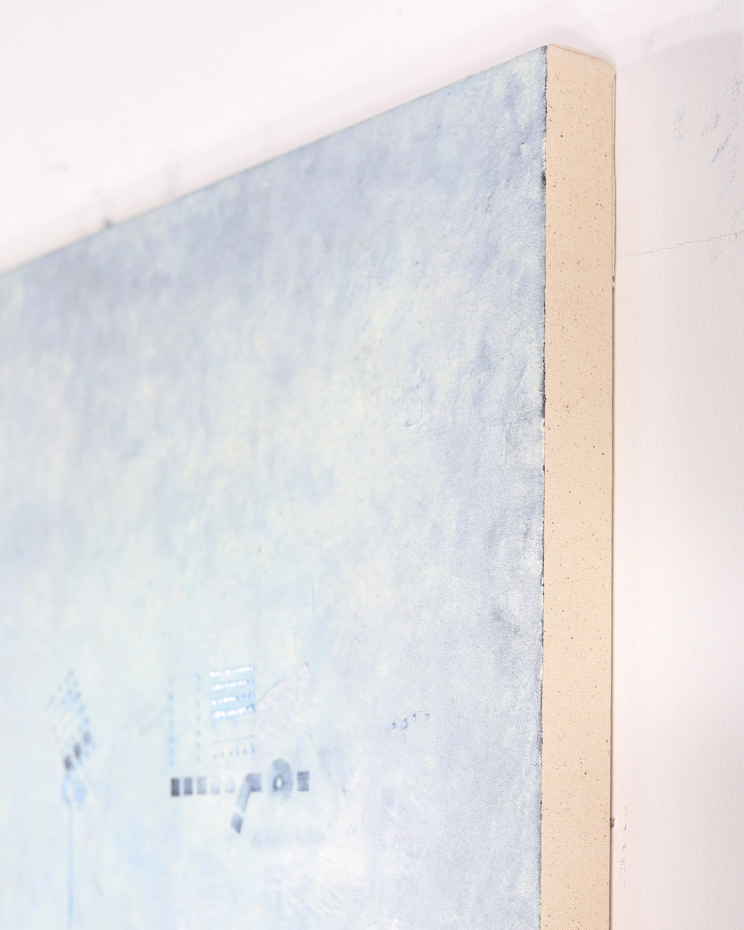  raw unprimed canvas edges 