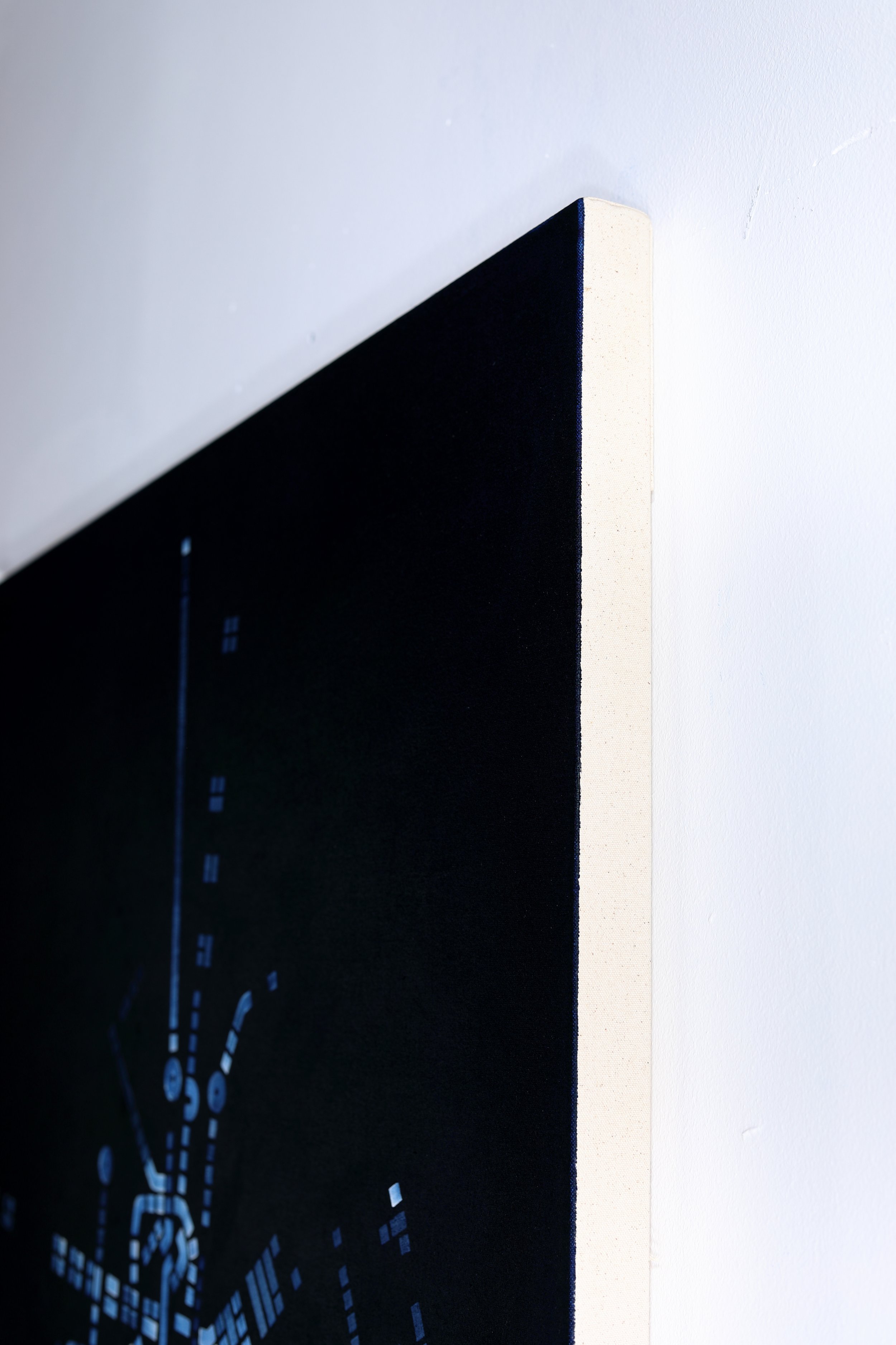  raw unprimed canvas edges 