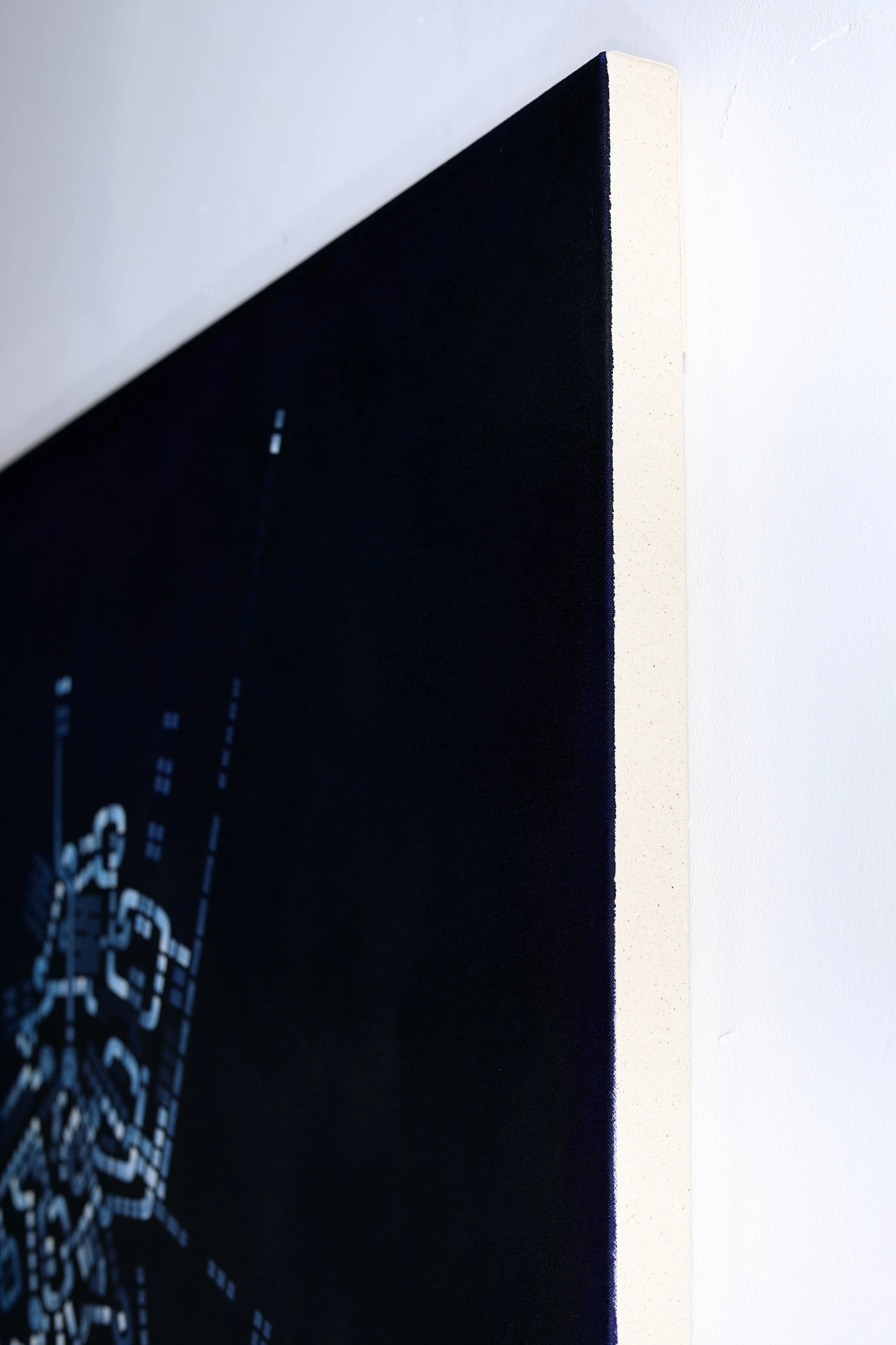  raw unprimed canvas edges 