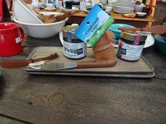 Is there anything better than a charcuterie board? How about a charcuterie board in the summer, with @blakehillpreserves Botanical Jams? Perfection. For the whole set up, you can stop by the shop OR place an online order! Just email bbachelor59@gmail