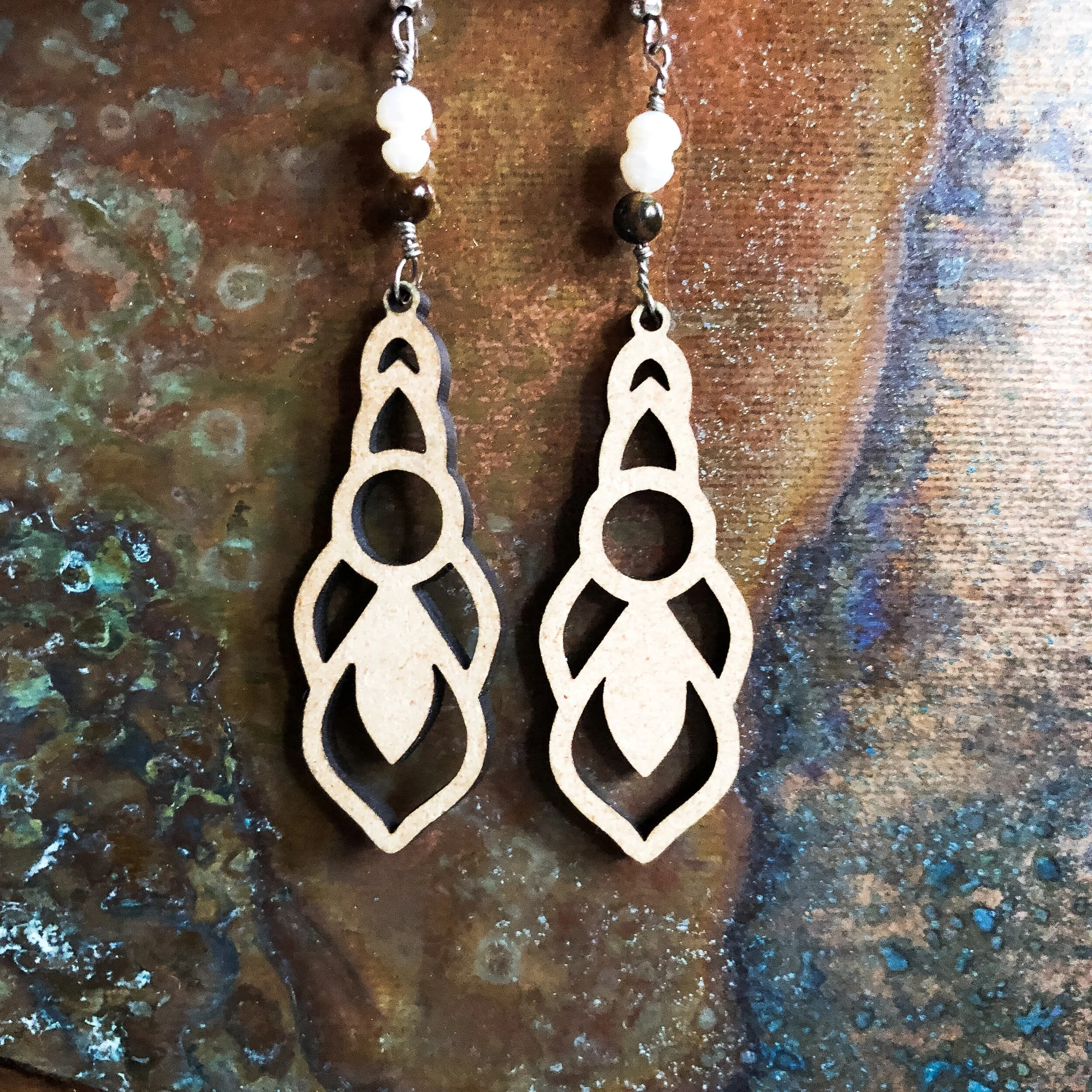 Jennifer - Wooden Earrings