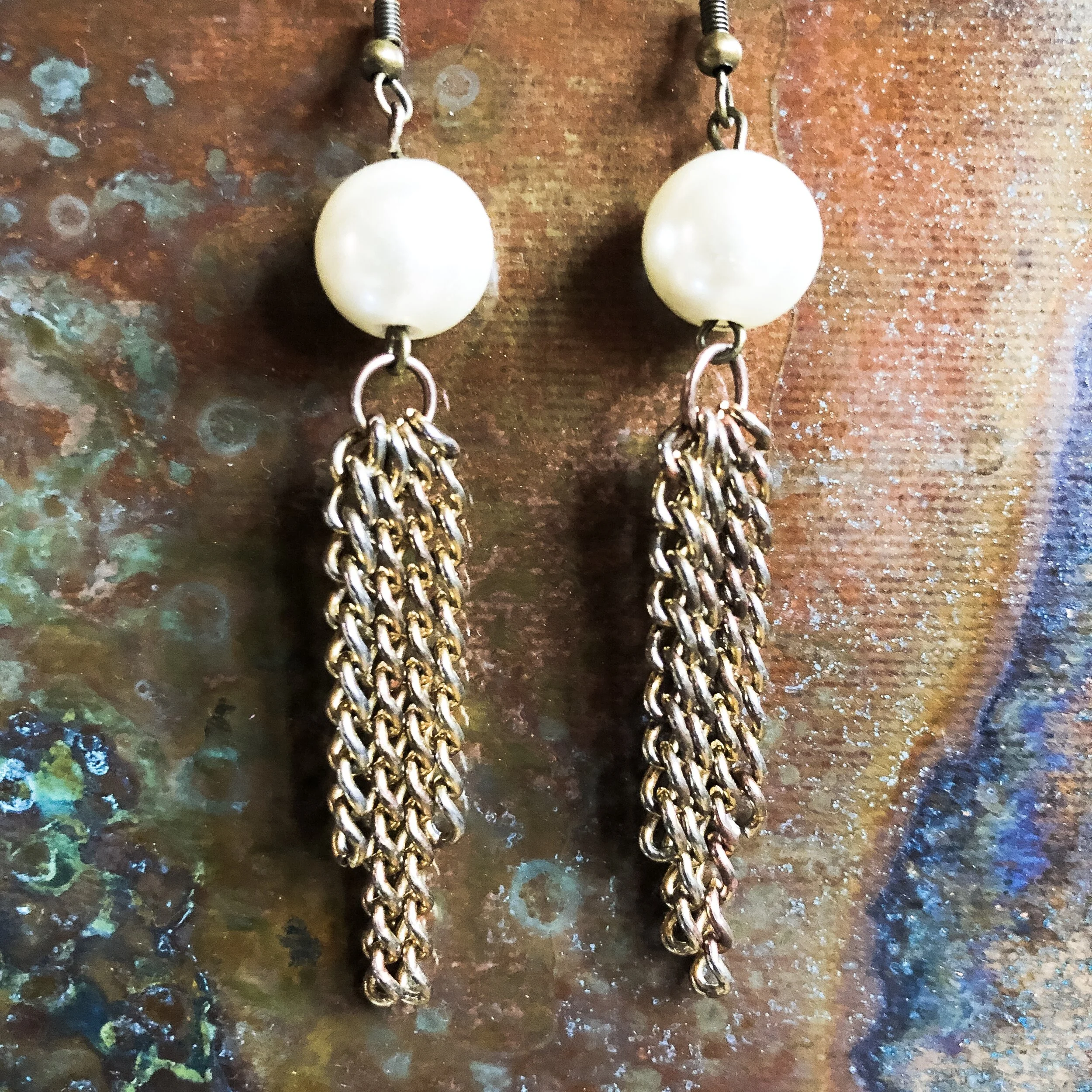 Stephanie - Pearl Earrings