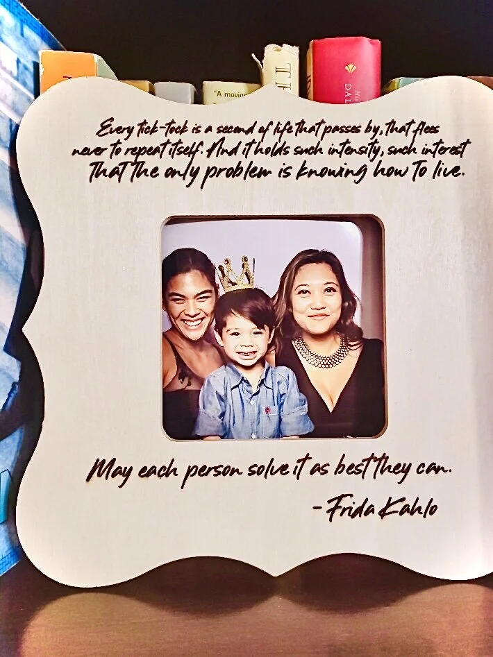 Tick-Tock Frida Kahlo - Engraved Frame