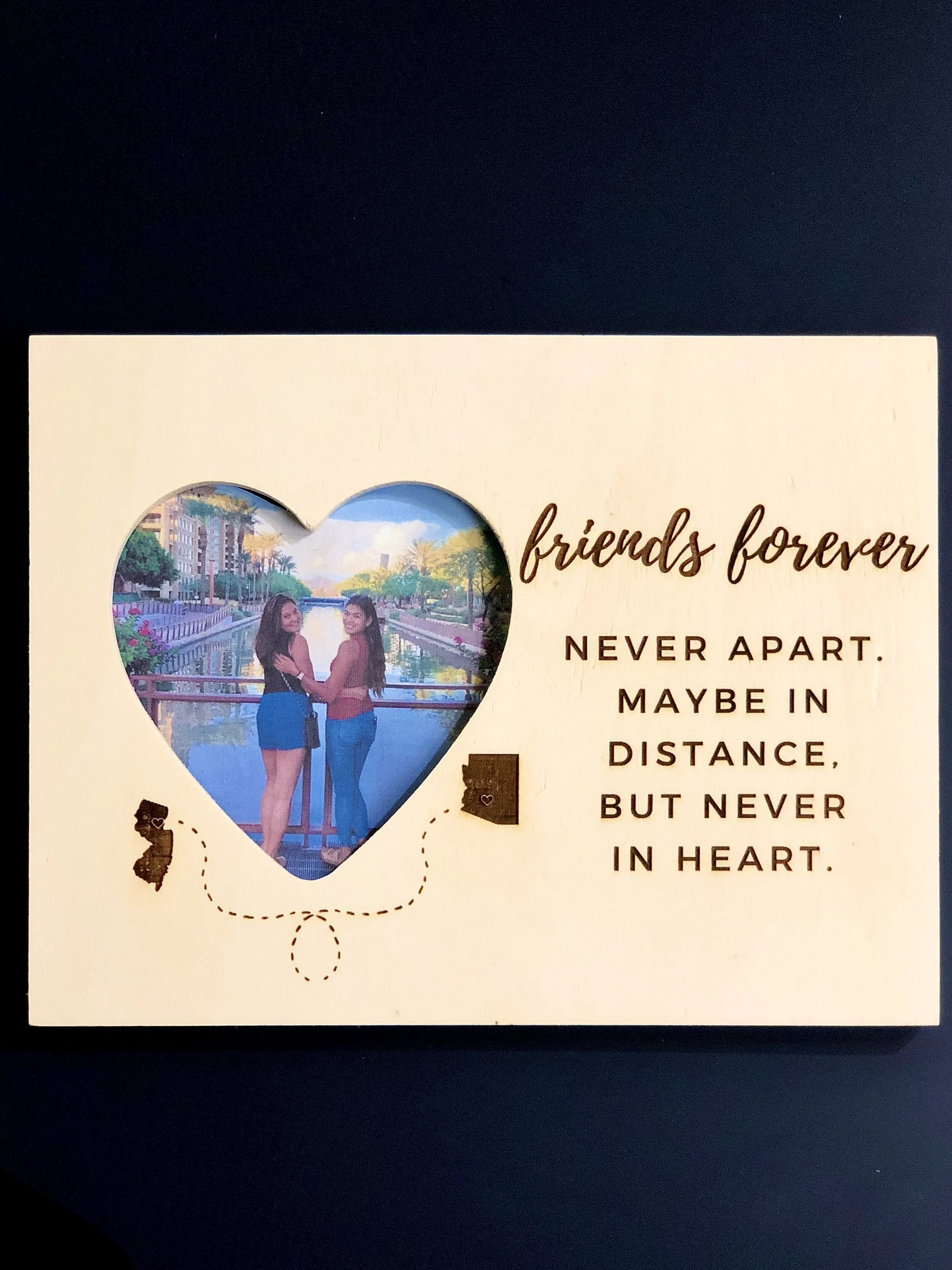 Friends Forever Ever - Engraved Frame