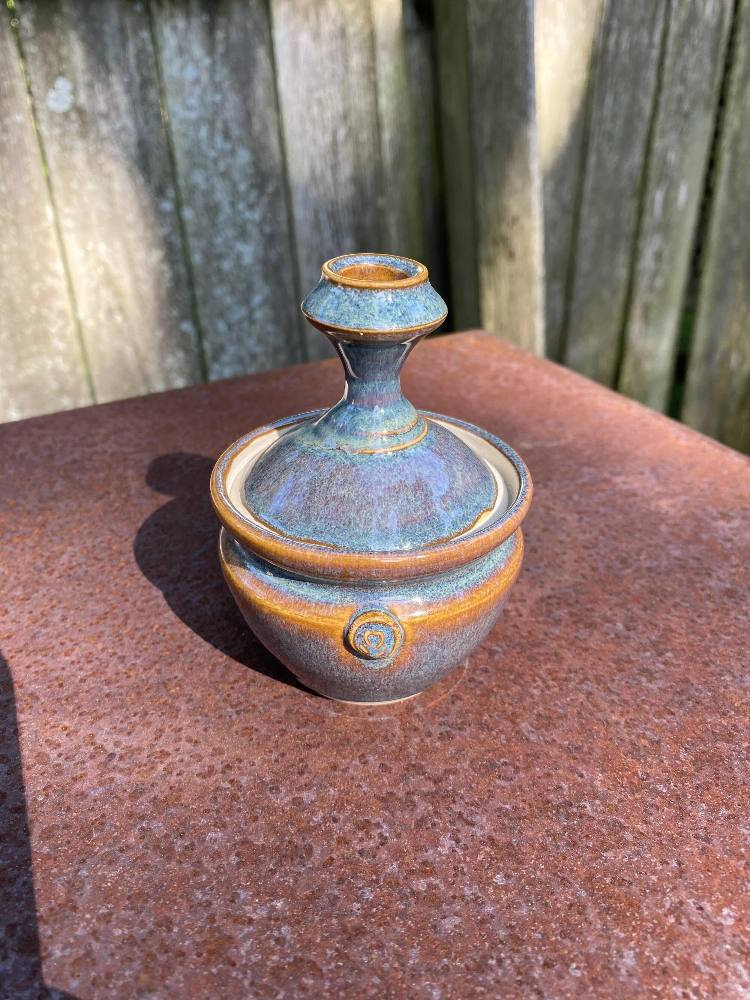 Petite "Chess Piece" Cover Jar